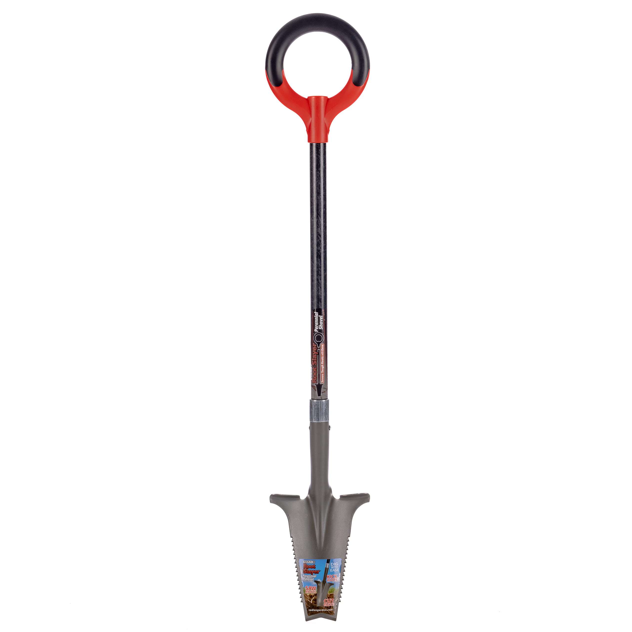 Radius Garden 23311 Root Slayer Perennial Shovel, Red - Image 1