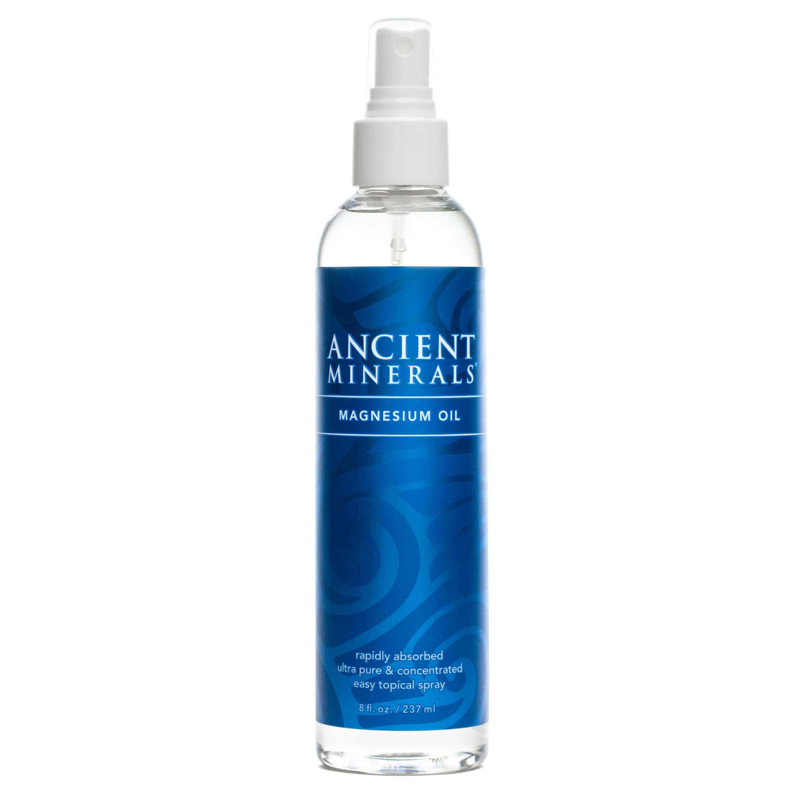 Ancient Minerals Magnesium Oil Spray Bottle of Pure Genuine Zechstein Magnesium Chloride - Topical Magnesium for Skin Application (8oz) - Image 1