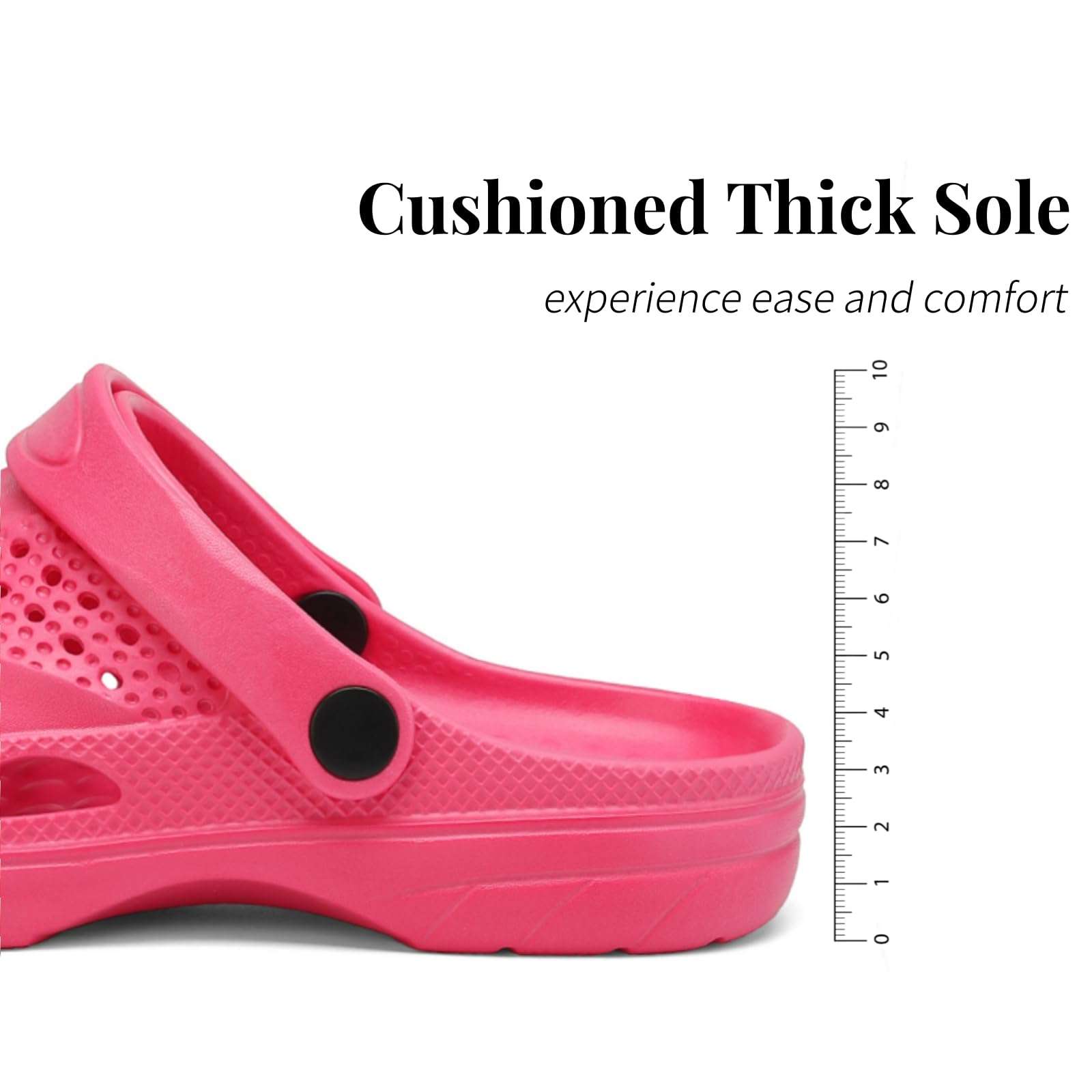 SOSOWHLTE Men's Women's Arch Support Clogs,Unisex Garden Shoes Comfortable Slip-on Outdoor Sandals Slippers for Beach Casual - Image 6