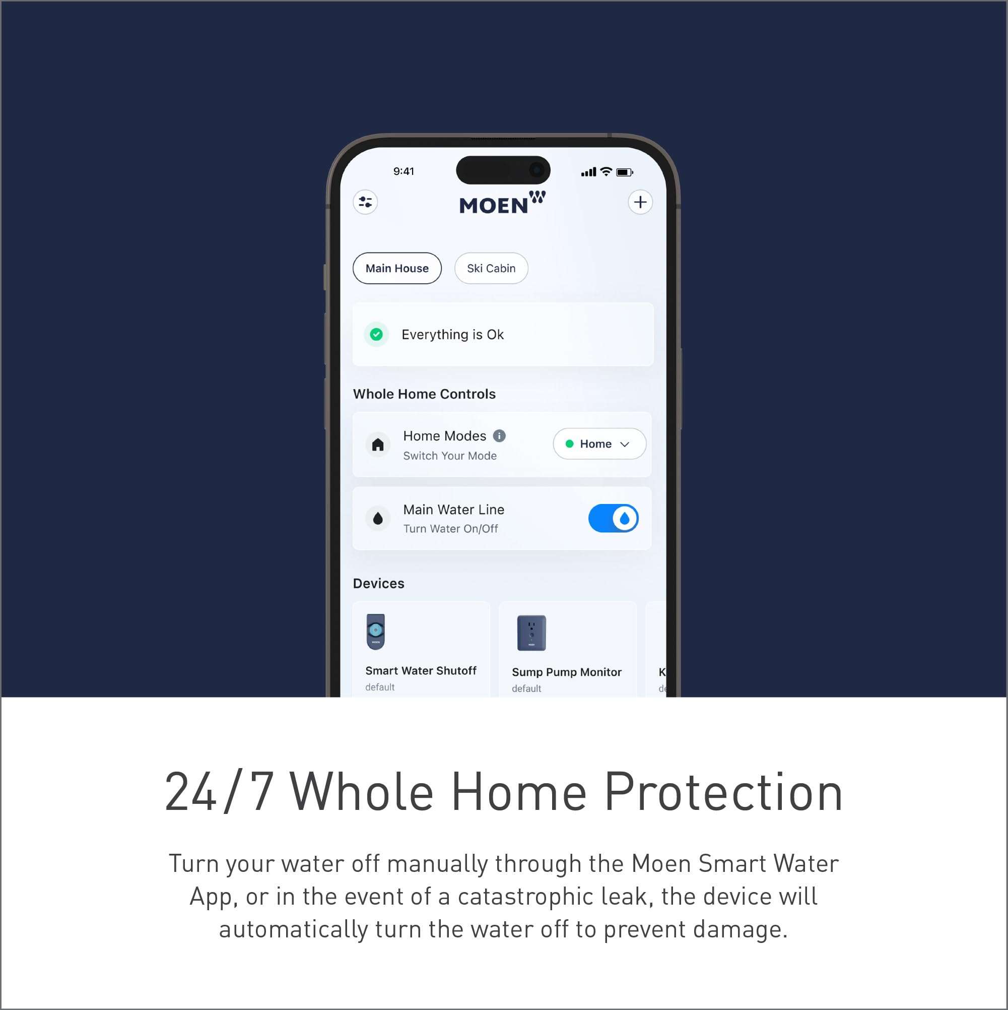 Moen Flo Smart Water Monitor and Automatic Shutoff Sensor, Wi-Fi Water Leak Detector for 3/4-Inch Diameter Pipe, 900-001 - Image 10