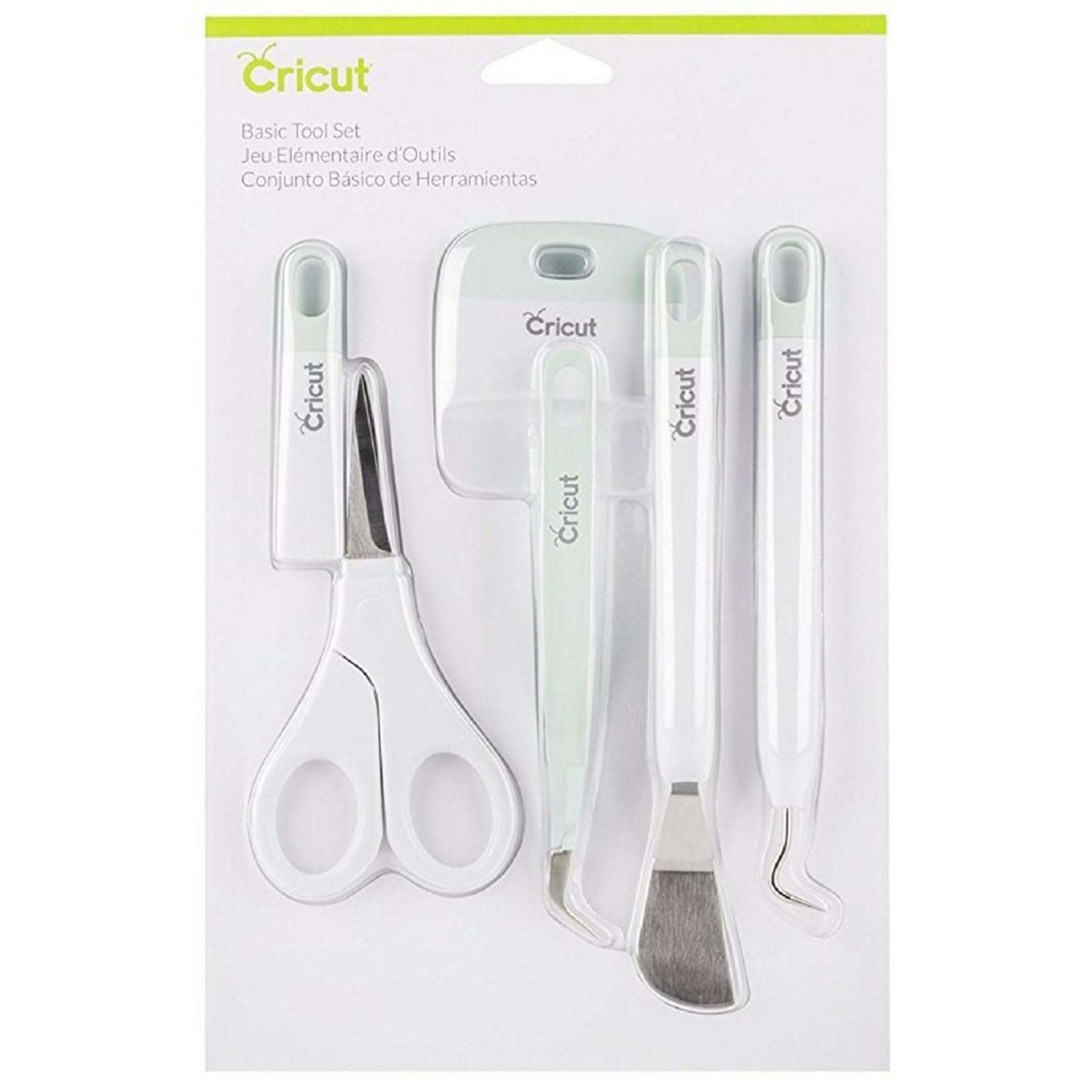 Cricut Basic Tool Set - 5-Piece Precision Tool Kit for Crafting and DIYs, Perfect for Vinyl, Paper & Iron-on Projects, Great Companion for Cricut Cutting Machines, Mint - Image 1