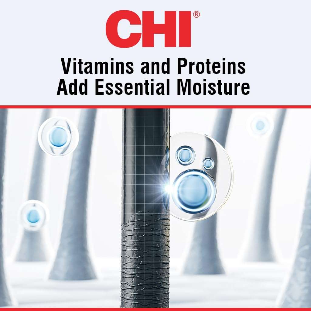 CHI 44 Iron Guard Thermal Protection Spray, Nourishing Formula Helps Resist Heat Damage to Hair & Tame Frizz, Clear, 8 Oz - Image 4