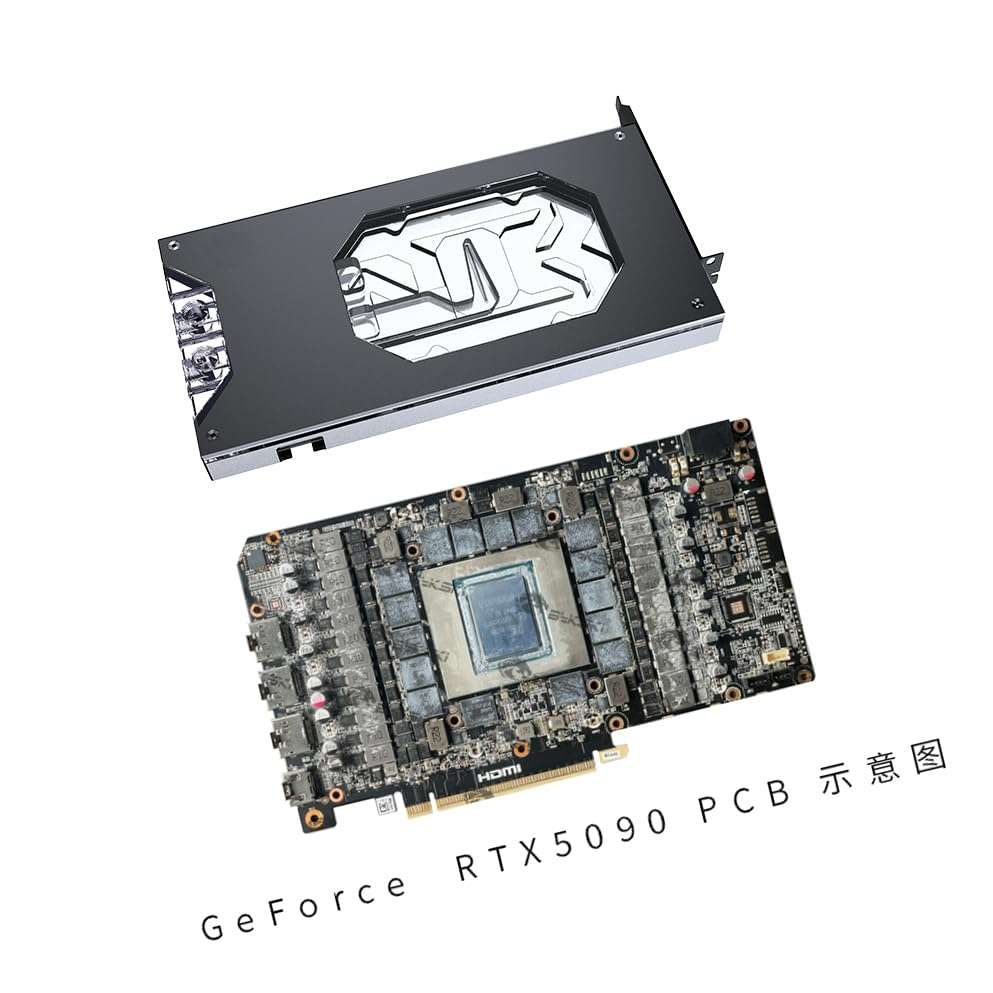 Copper GPU Water Cooling Block GPU Waterblock for RTX 5090 RTX 5080 RTX 5070 RTX 5060 (for Manli Gallardo GeForce RTX 5090 D OC 32G GDDR7) - Image 3