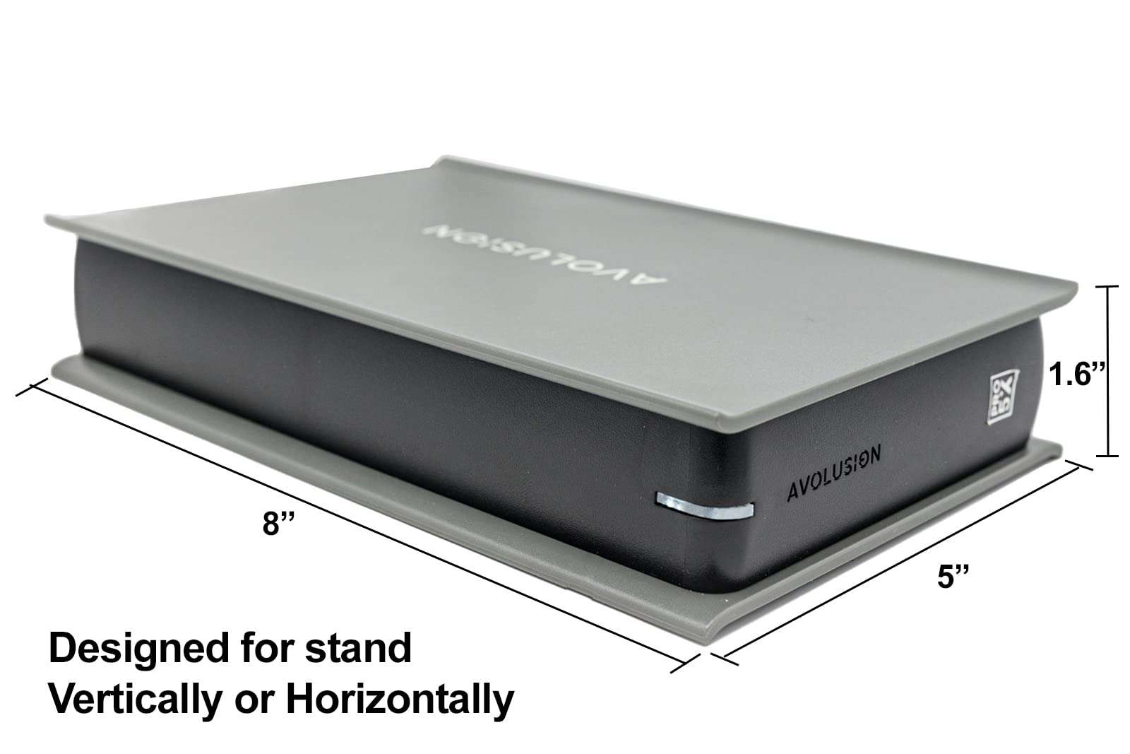 Avolusion PRO-5X Series 8TB USB 3.0 External Gaming Hard Drive Works for PS4 Original, Slim & Pro (Grey) (Renewed) - Image 3
