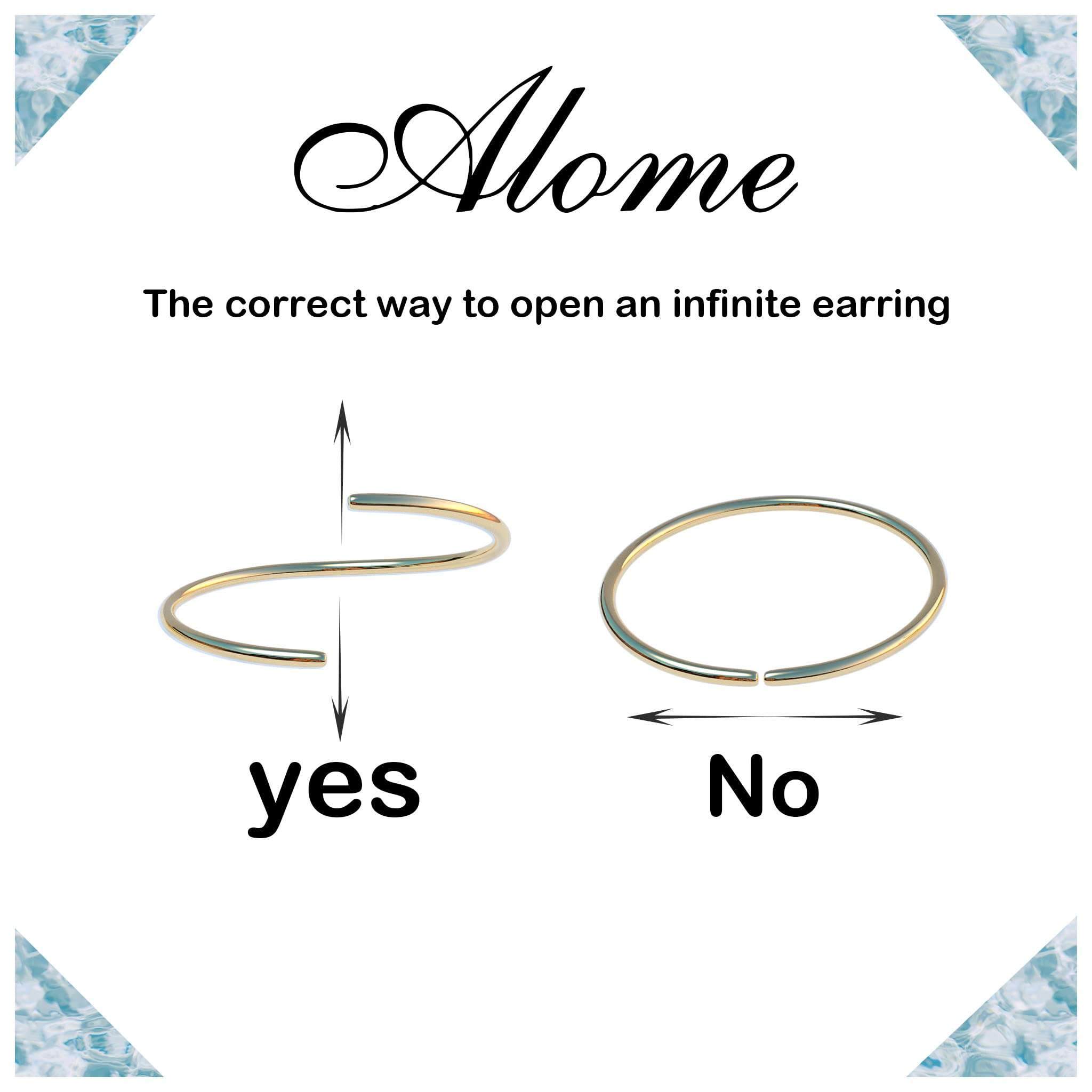 Gold Nose Ring - Thin Tiny White Opal 24 Gauge Nose Hoop Rings -14k Gold Filled Smooth Comfortable Nose Piercing Jewelry For Women - Gift Ready - Image 5