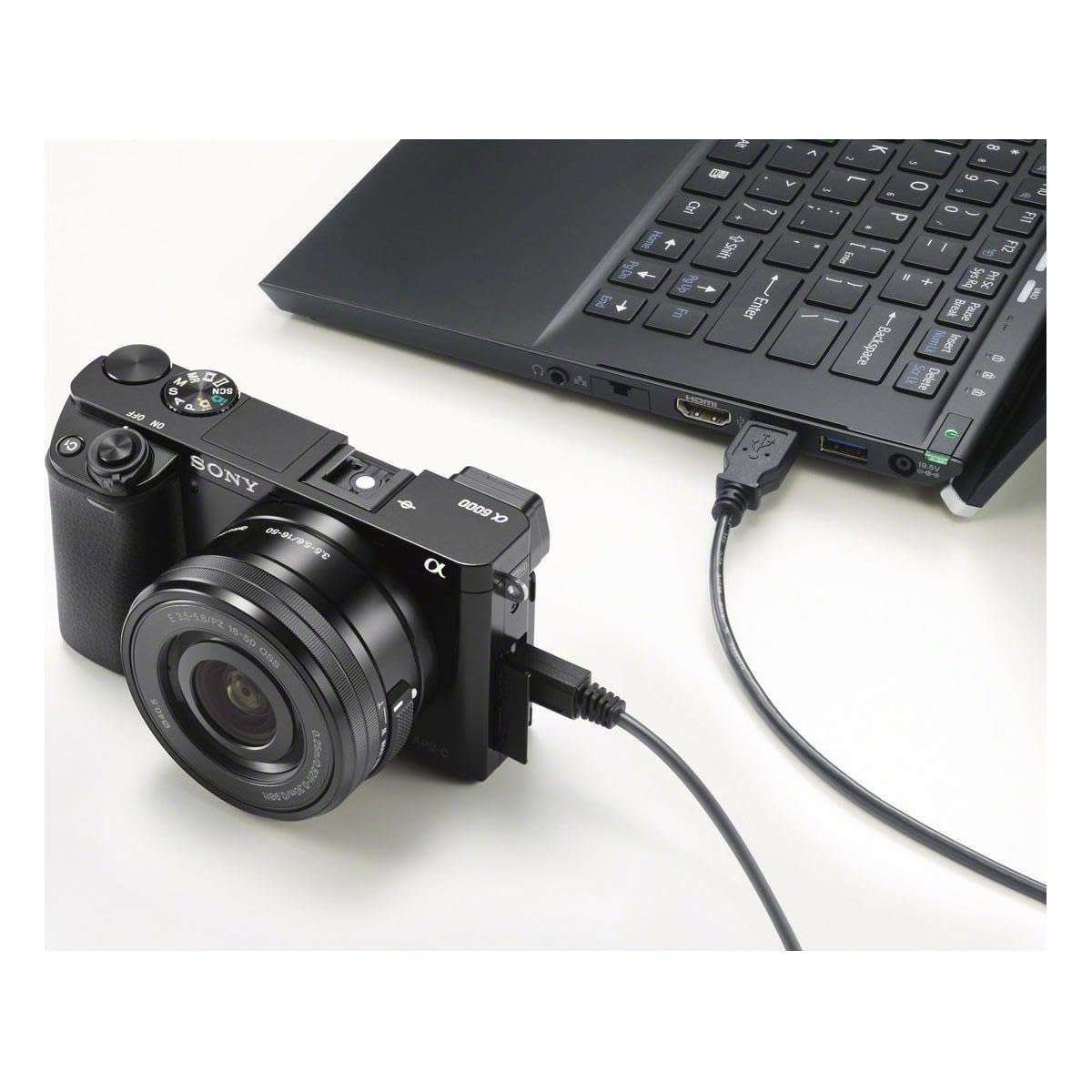 Sony Alpha a6000 Mirrorless Digital Camera 24.3MP SLR Camera with 3.0-Inch LCD (Black) w/16-50mm Power Zoom Lens - Image 2