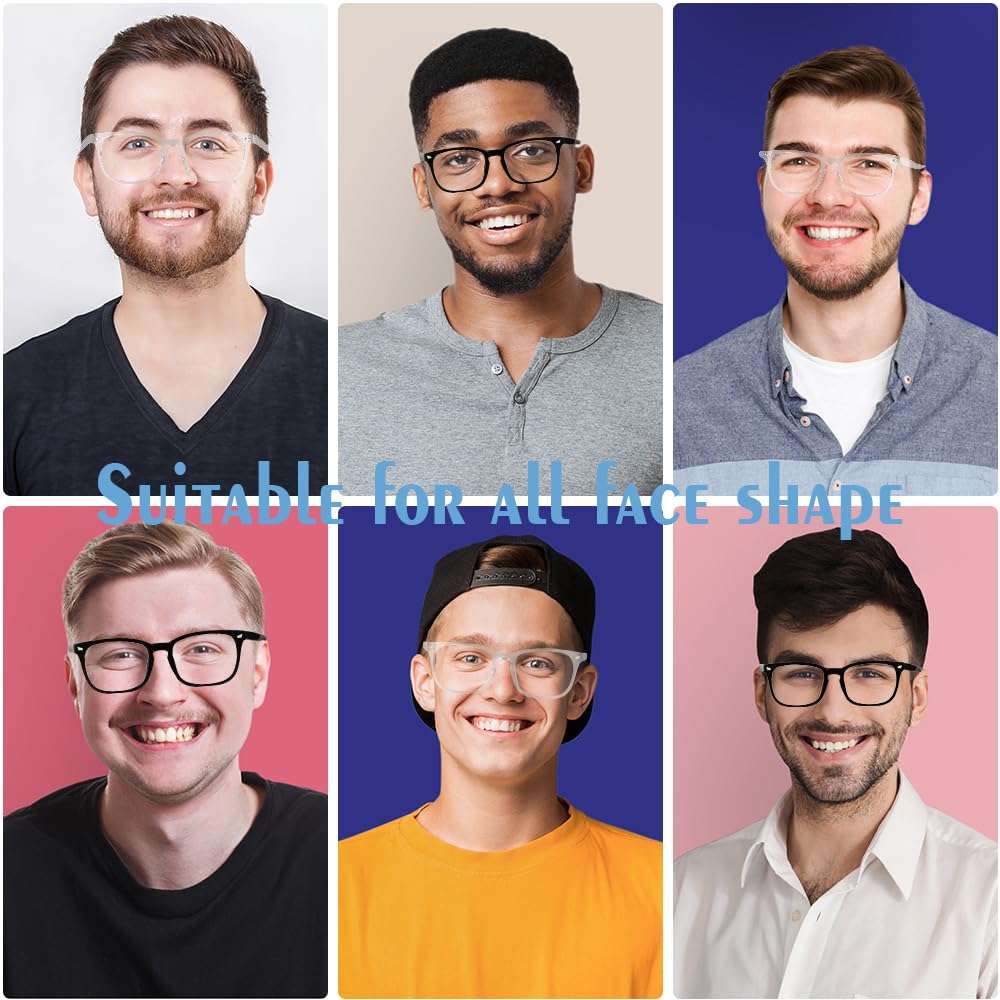 Yekepal Blue Light Blocking Glasses, 2 Pack Blue Light Glasses Men, Blue Light Glasses Women Eyeglasses Bluelight Eyestrain - Image 6