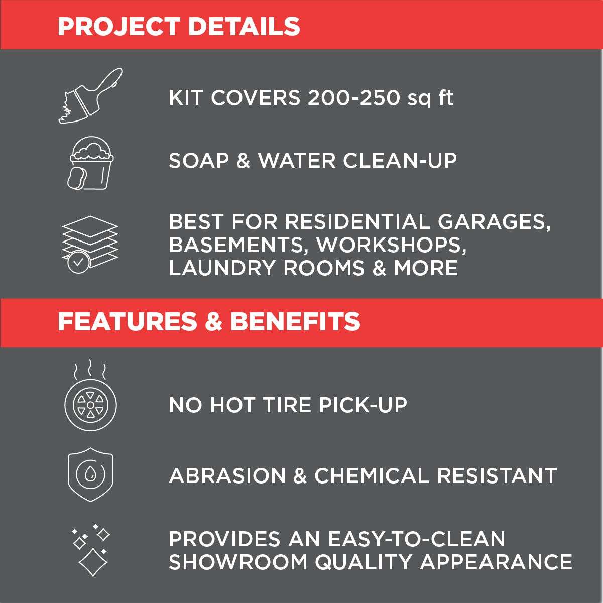 Rust-Oleum 251965 EPOXYSHIELD Garage Floor Coating Kit, 1 Car, Gloss Gray - Image 5