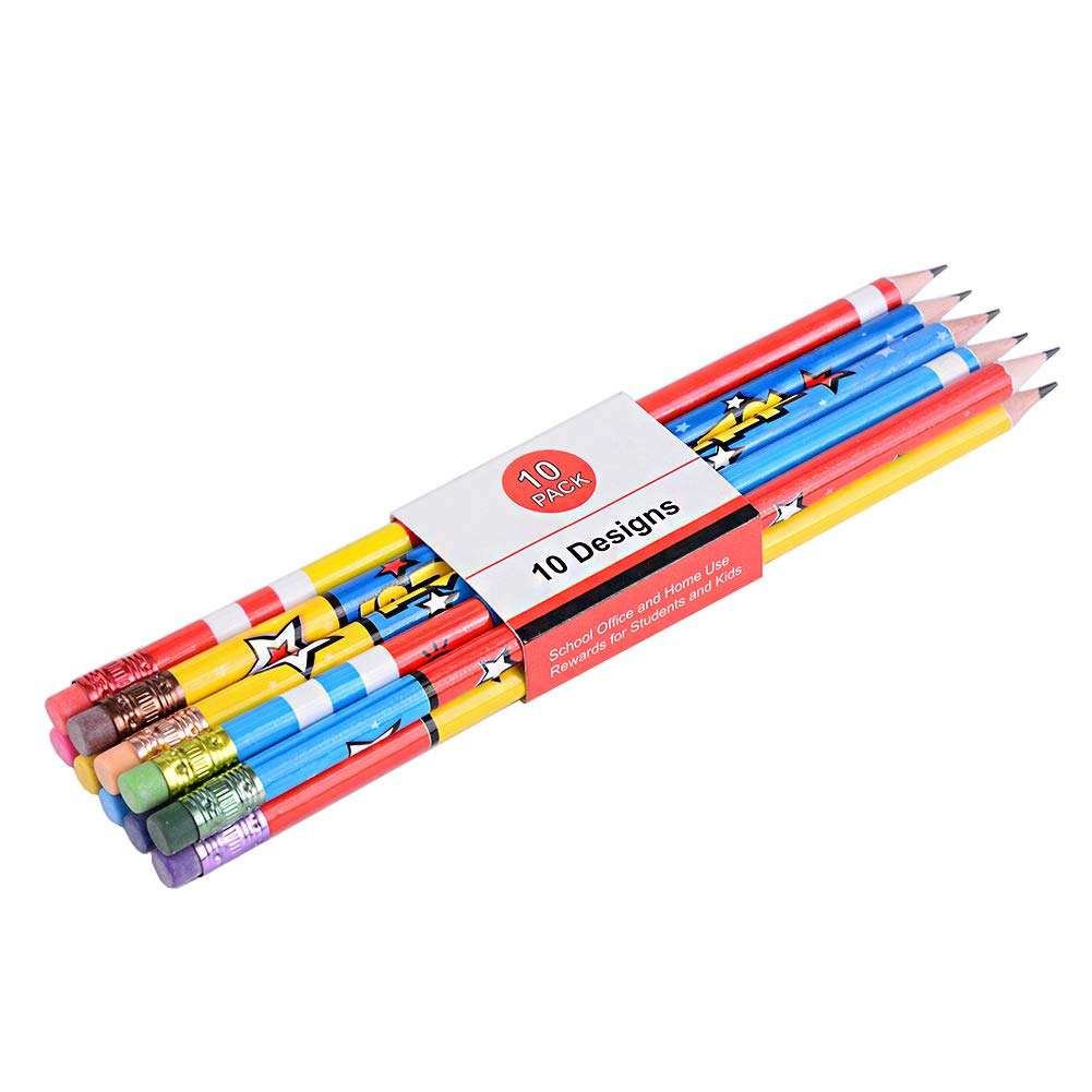 Madisi Assorted Colorful Pencils, Incentive Pencils，#2 HB, 10 Designs, 150 Pack， pencils bulk for kids - Image 3