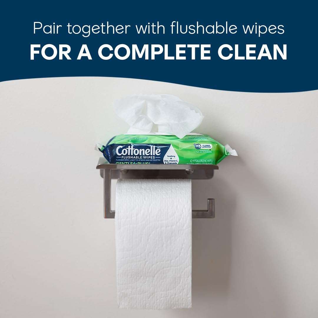 Cottonelle Ultra Comfort Soft Toilet Paper, 4 Mega Rolls = 16 Regular Rolls - Image 6