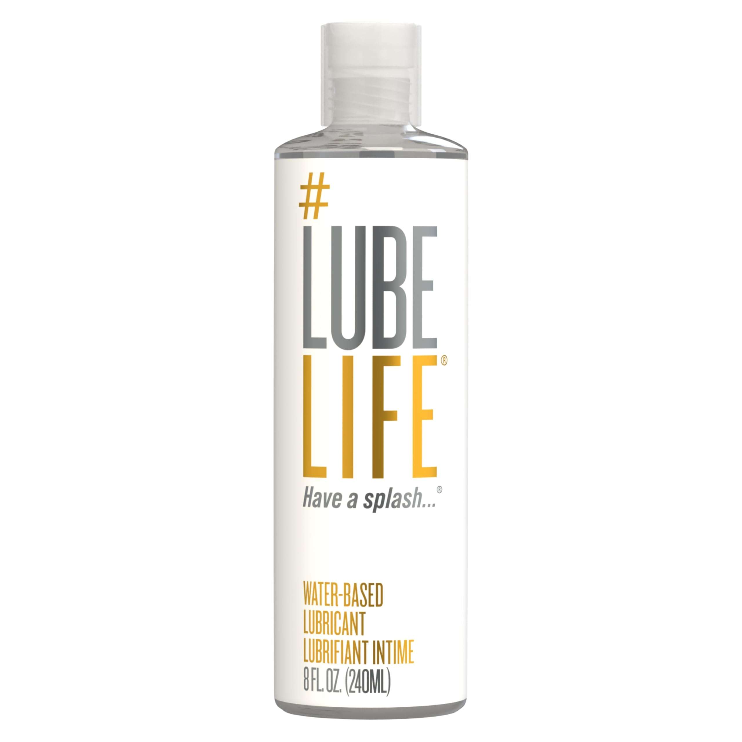 LubeLife Water-Based Lube – Personal Lubricant for Men, Women & Couples, Travel Size, Non-Staining, Easy Clean-Up, Toy-Safe, 8 Fl Oz - Image 1