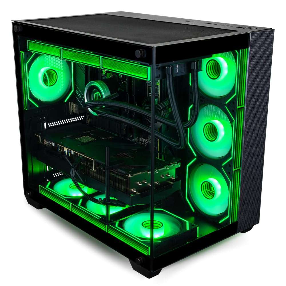 Panorama XL RTX 5090 Gaming Desktop - Intel Core i9-14900KF, 192GB DDR5 RAM, 4TB NVMe Gen4 SSD, 12TB HDD, WiFi 6E, HDMI + DP, RJ45, Windows 11 Pro - Best 2024 RGB Prebuilt Computer for Gamers - Image 3