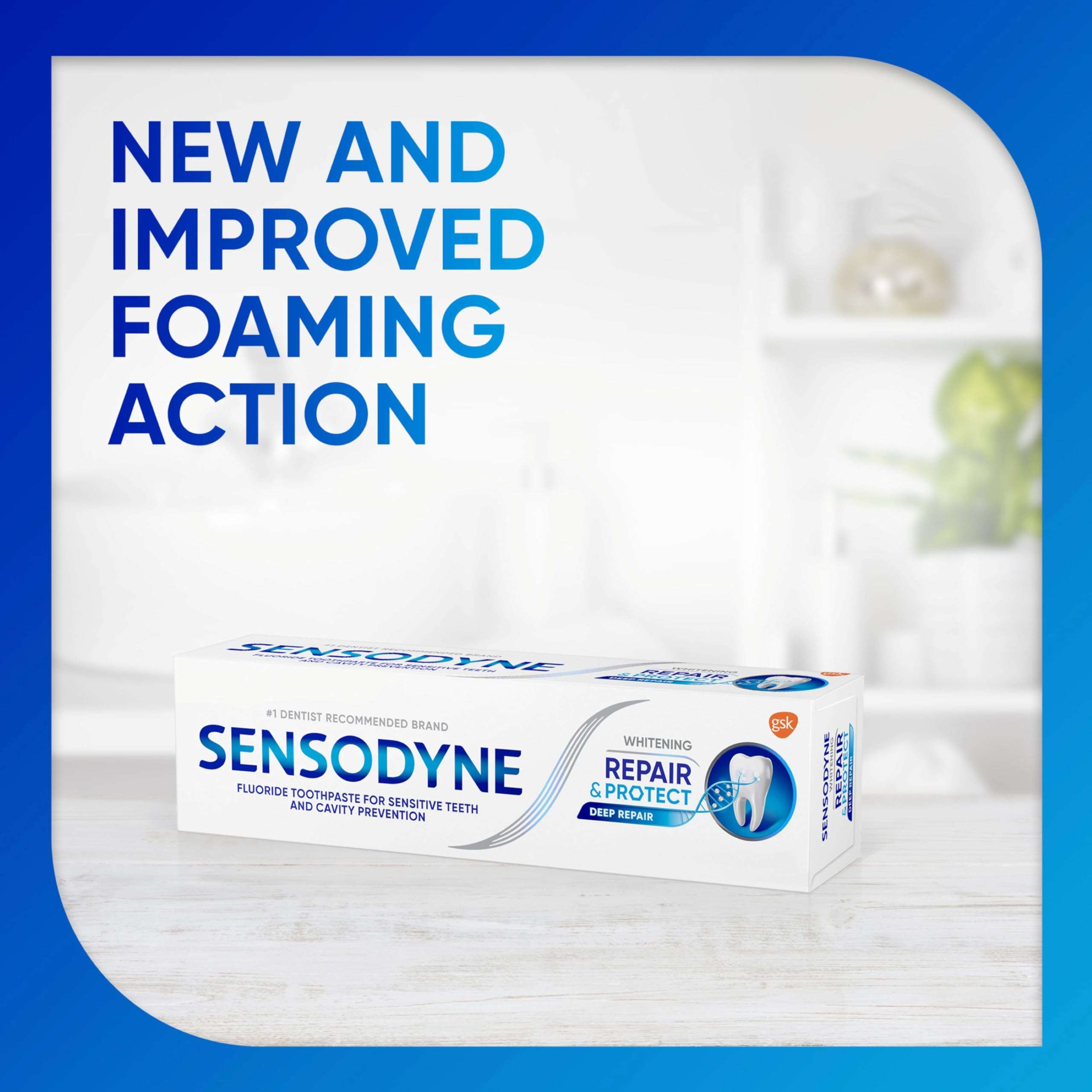 Sensodyne Repair and Protect Whitening Toothpaste, Toothpaste for Sensitive Teeth and Cavity Prevention, 3.4 oz (Pack of 2) - Image 9
