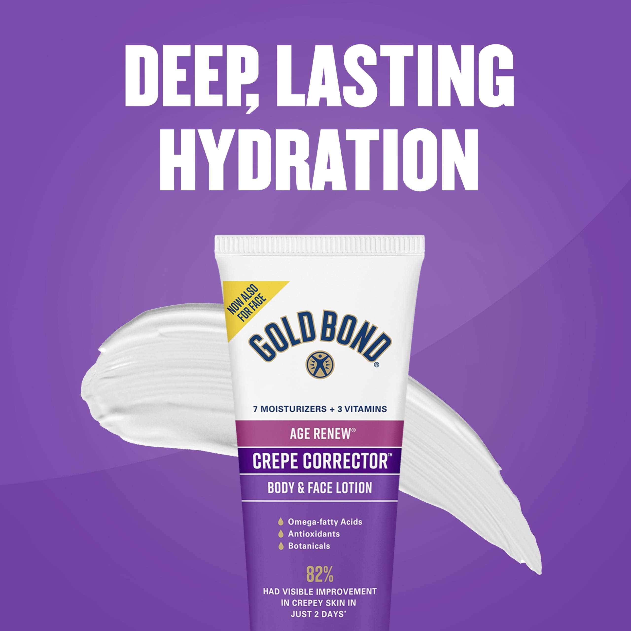 Gold Bond Age Renew Crepe Corrector Body Lotion, Replenishing & Smoothing Formula, 8 oz. - Image 7