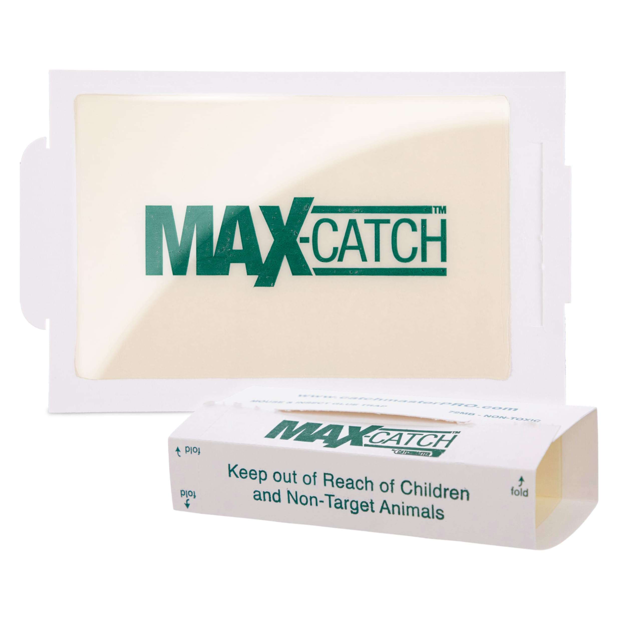 Catchmaster Max-Catch Mouse & Insect Glue Trap 36pk, Mouse Traps Indoor for Home, Sticky Pest Control Adhesive Tray for Catching Bugs, Non Toxic Bulk Pre-Baited Glue Boards - Image 1