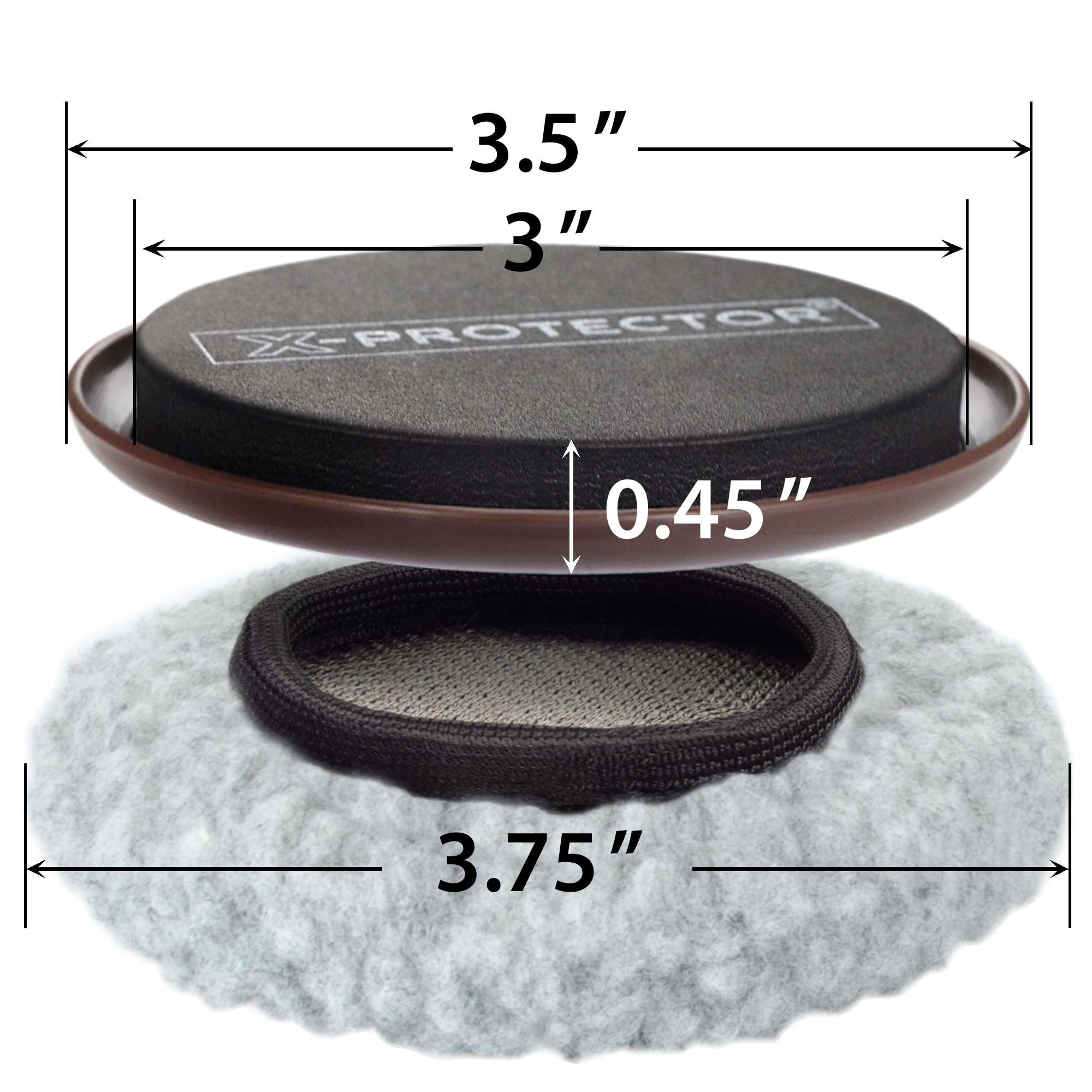 Furniture Sliders X-PROTECTOR - 8+8 Pack 3 1/2” - Multi-Surface Furniture Sliders for Carpet & Hard Floors - 8 Furniture Movers for Carpeted Floors and 8 Hardwood Socks - Move Your Furniture Easily! - Image 2