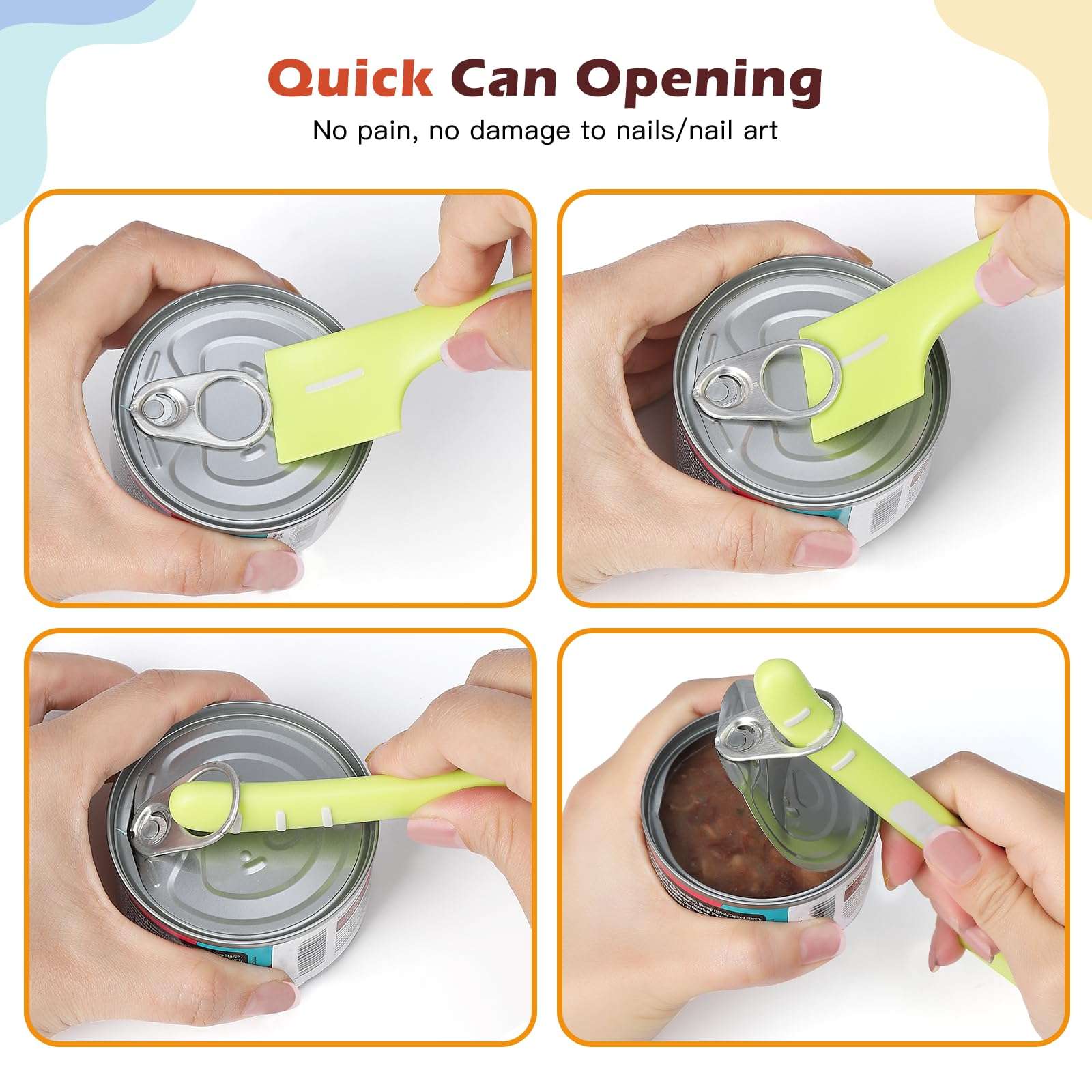 Ainvhh 8 PACK Can Lids, Pet Food Can Cover and Food Mixing Spoons Food Canned Scoop, Fits Most Standard Size Dog and Cat Can Tops for Pet Cat Dog Feeding Can and Wet Food Storage - Image 6
