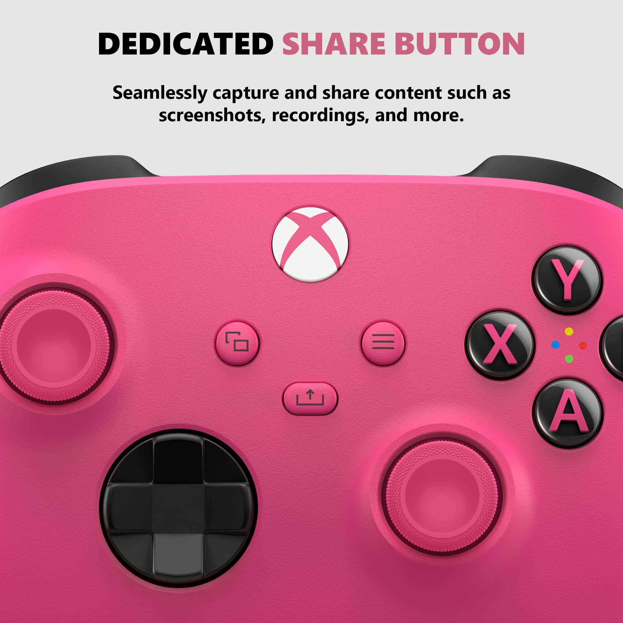 Xbox Core Wireless Gaming Controller – Deep Pink Series X|S, One, Windows PC, Android, and iOS - Image 5