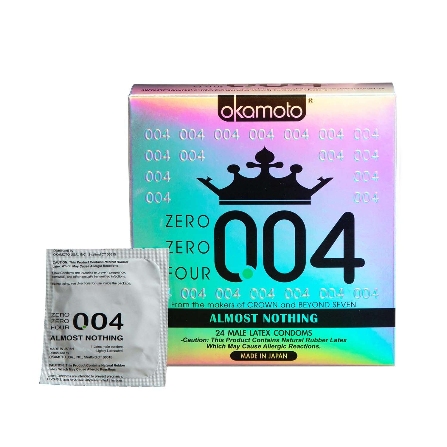 OKAMOTO 004 Condoms, 24 count - Image 1
