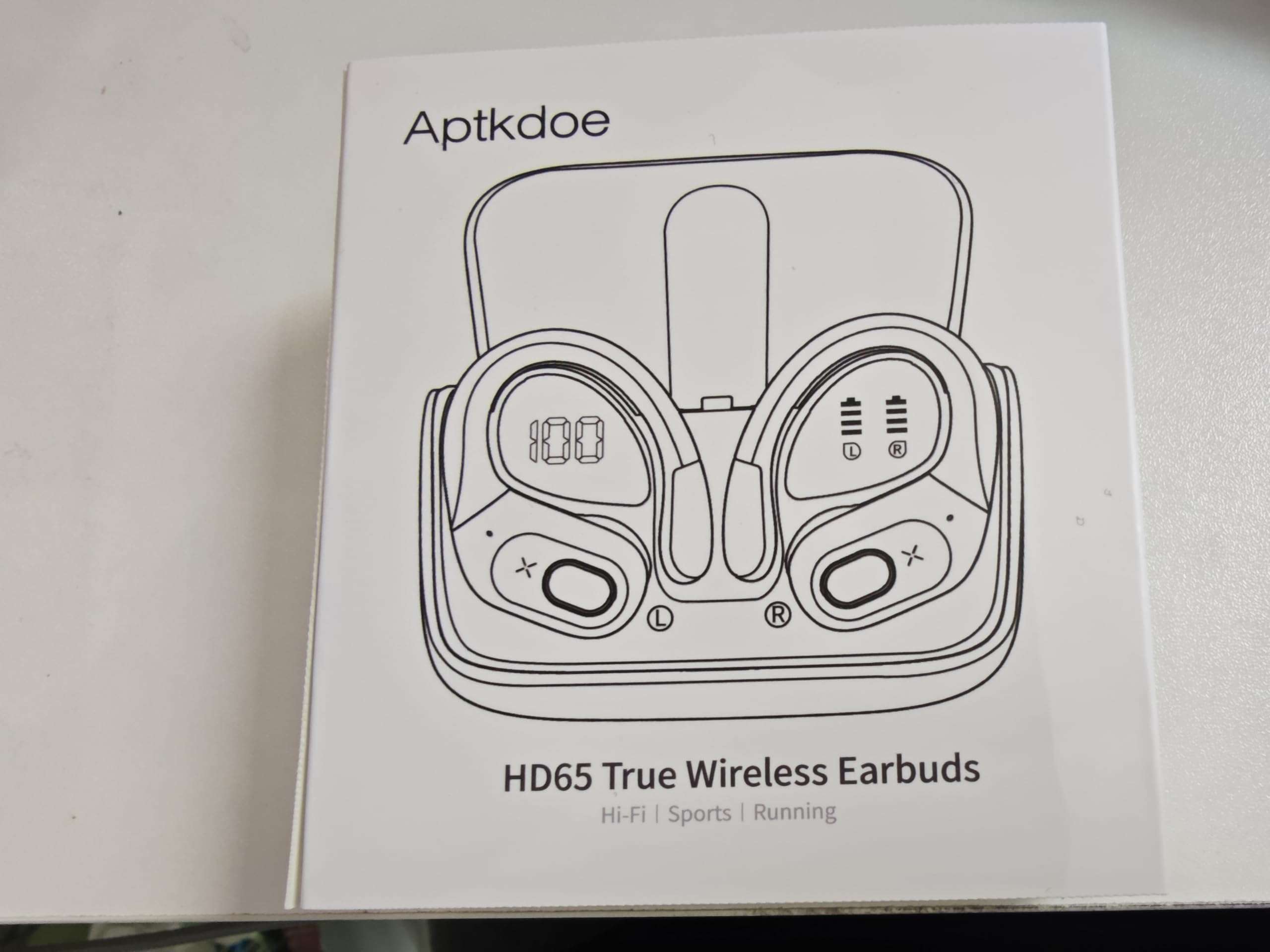 Wireless Earbuds 75hrs Bluetooth 5.4 Headphone Sport, 2025 Bluetooth Earbuds Stereo Deep Bass Over Ear Bud with Earhooks, ENC Noise Cancelling Mic, IPX7 Waterproof Earphone for Workout/Running - Image 8