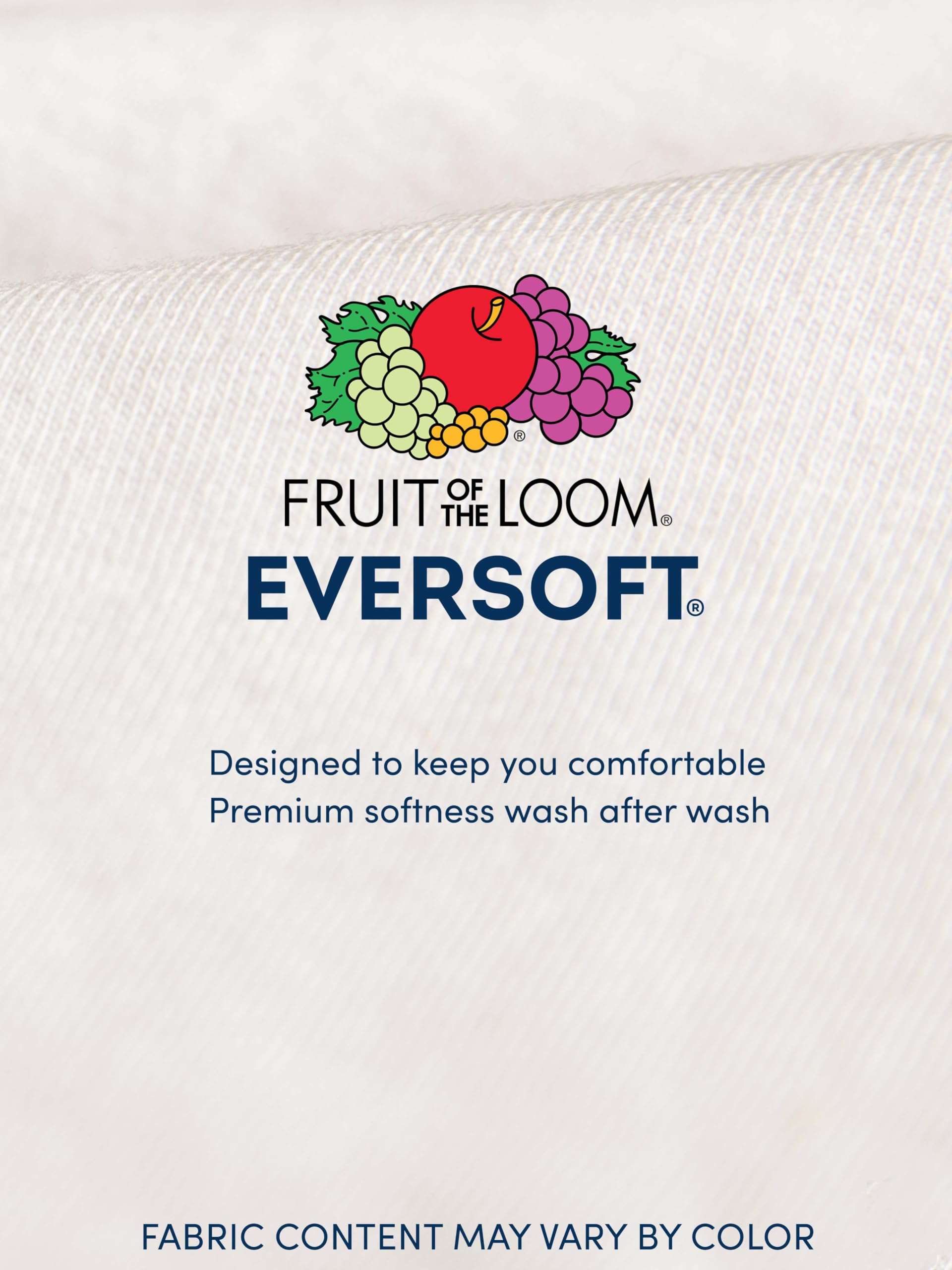 Fruit of the Loom Men's Undershirts, Moisture Wicking & Tag Free, Short Sleeve Crew T-Shirts - Image 7