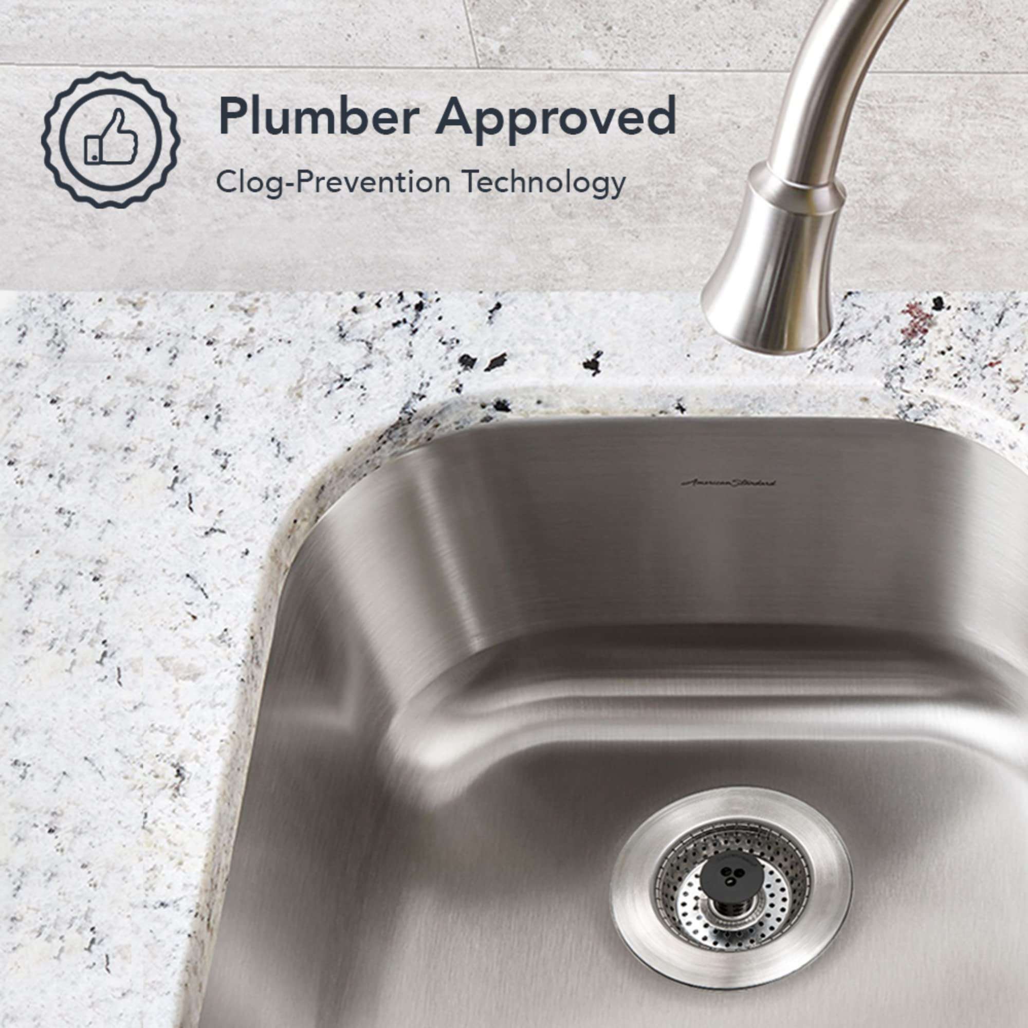 Kitchen SinkShroom Revolutionary Clog-Free Stainless Steel Sink Strainer, Chrome gray - Image 5