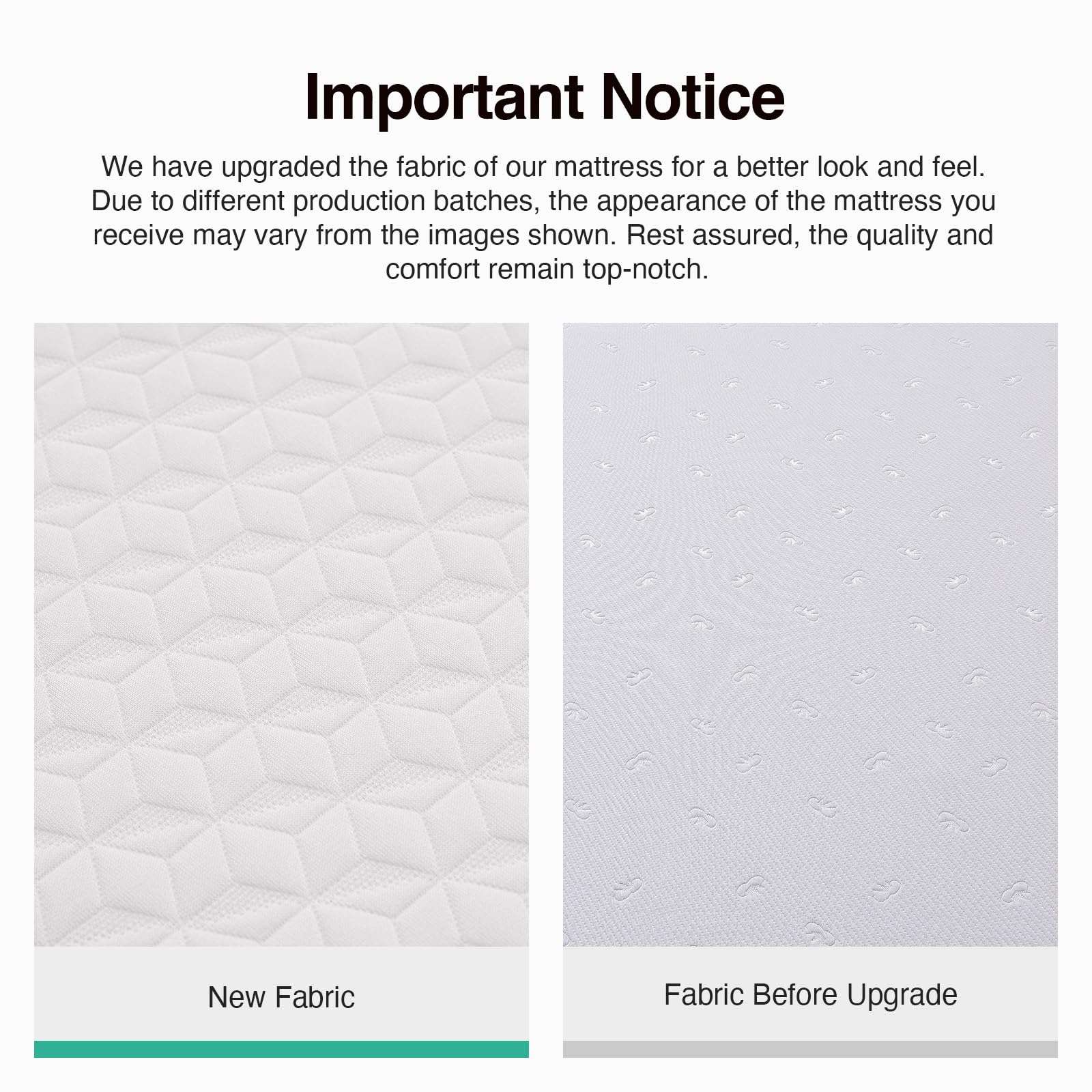 Novilla King Mattress, 12 Inch King Size Memory Foam Mattress with Comfort Foam for Pressure Relief & Cool Fresh Sleep, Removable Washable Cover,Mattresses in a Box,Medium Firm - Image 8