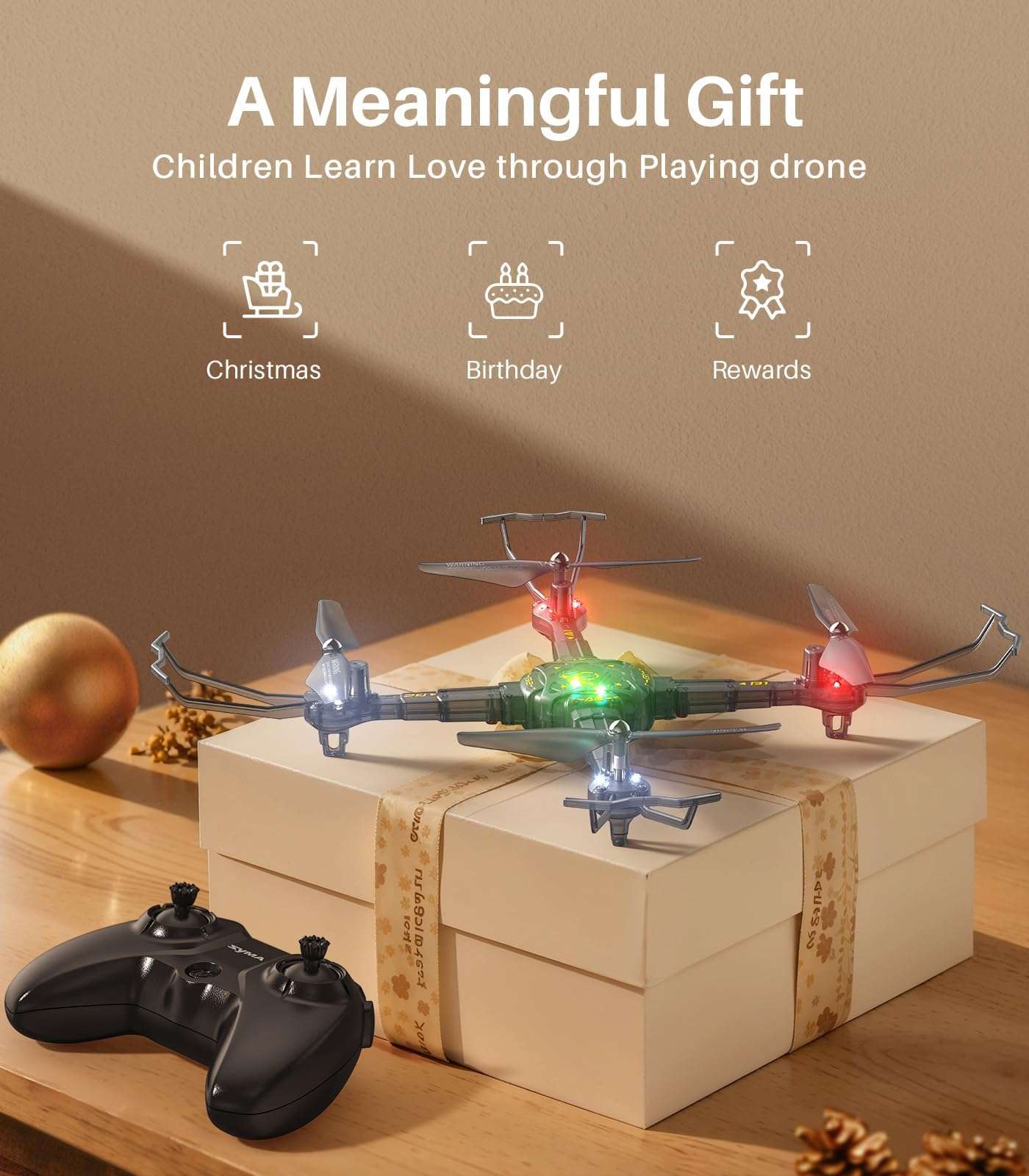 Drones for Kids, SYMA X440 RC Helicopter Drone with Detachable Arms with 7-Color Light Switching, 16 Stunts, 2 Batteries and Altitude Hold, Remote Control Toys for Boys Girls - Image 8