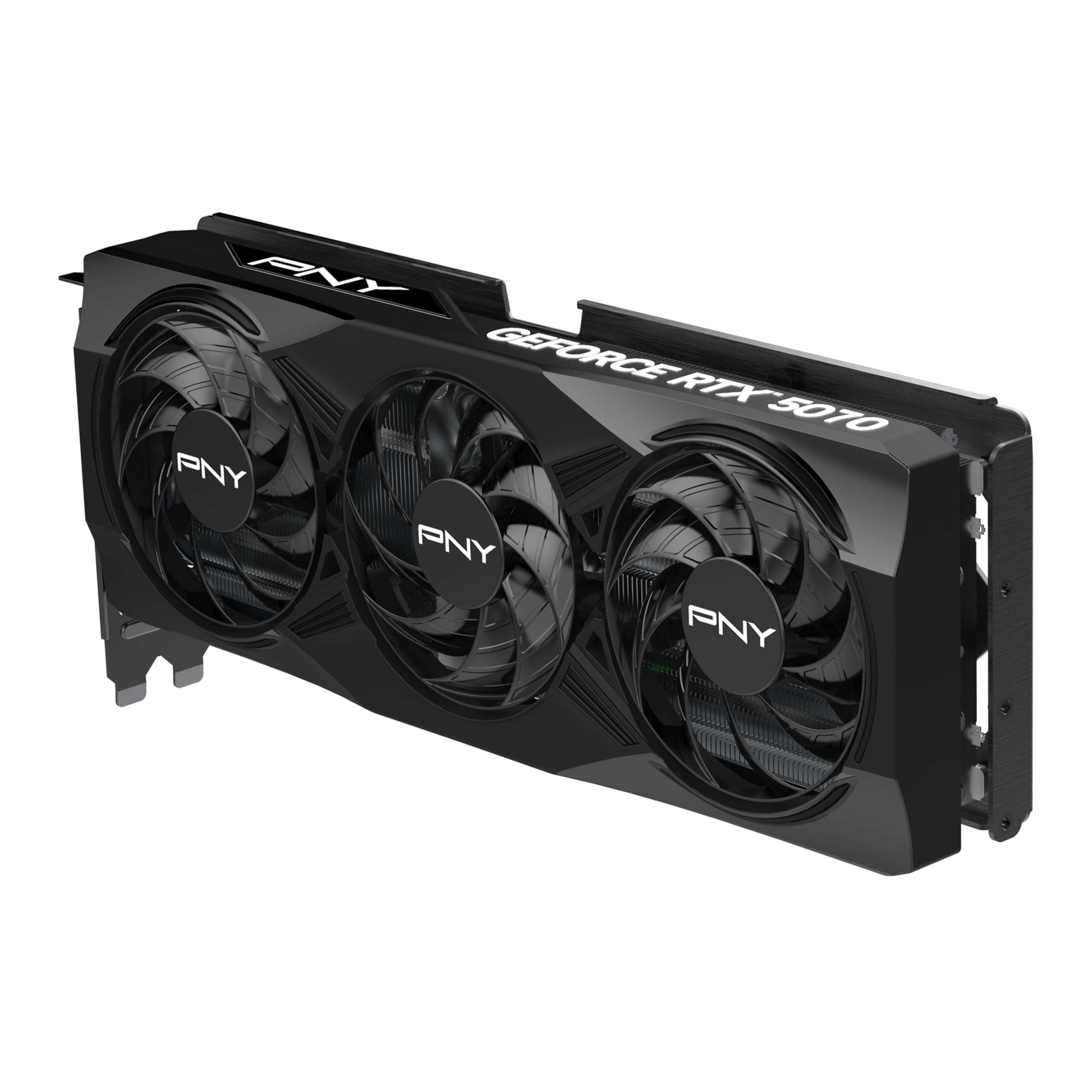 PNY NVIDIA GeForce RTX™ 5070 12GB Overclocked Triple Fan Graphics Card (DLSS 4, PCIe® 5.0, HDMI®/DP 2.1, 2.4-Slot) - Image 4
