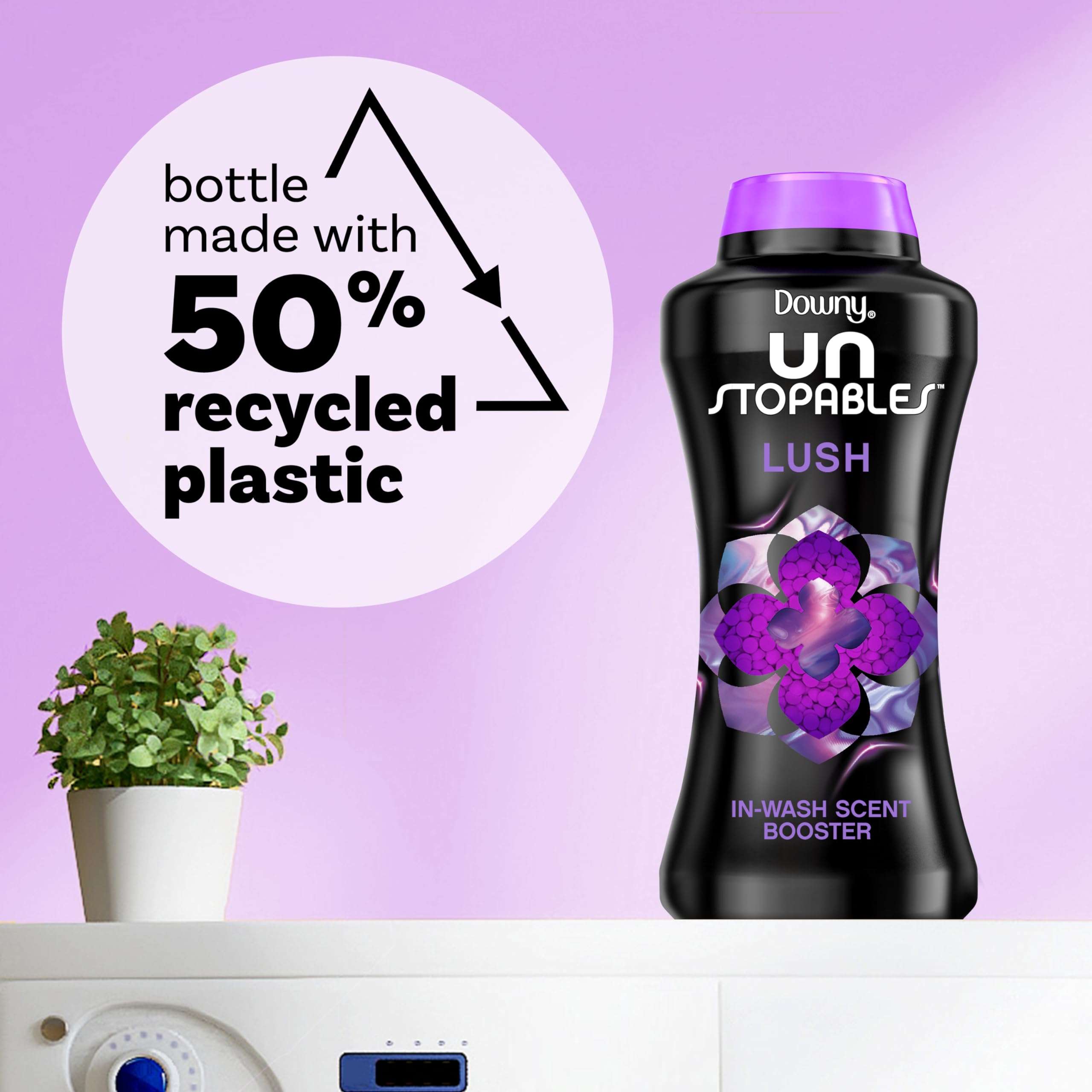 Downy Unstopables In-Wash Laundry Scent Booster Beads, Lush, 24 oz - Image 8