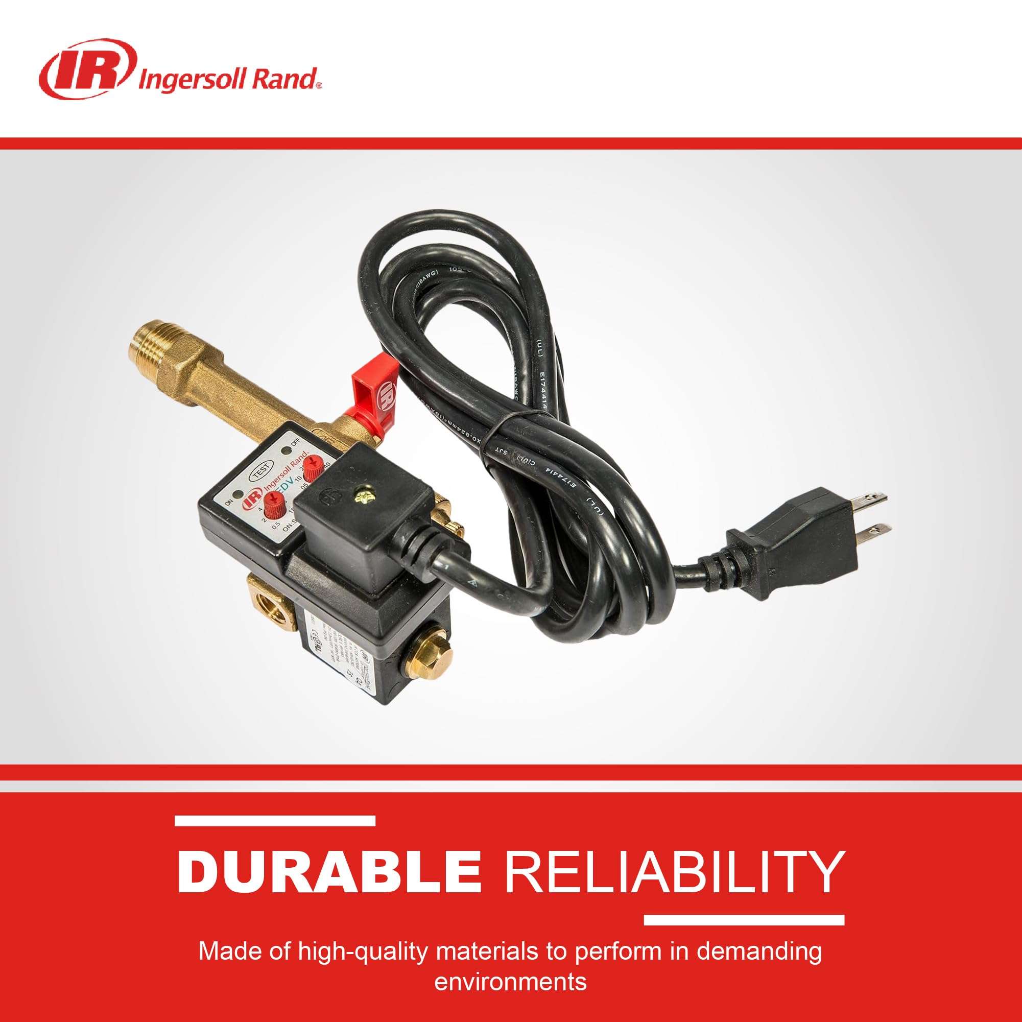 Ingersoll Rand Edv200 1/4npt 110/120v Electronic Drain Valve - Image 4