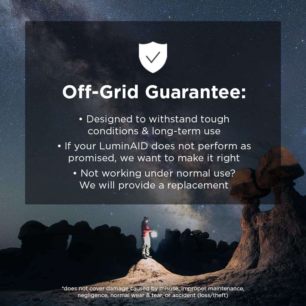 LuminAID Solar Camping Lantern - Inflatable LED Lamp Perfect for Camping, Hiking, Travel and More - Emergency Light for Power Outages, Hurricane, Survival Kits - As Seen on Shark Tank - Image 5