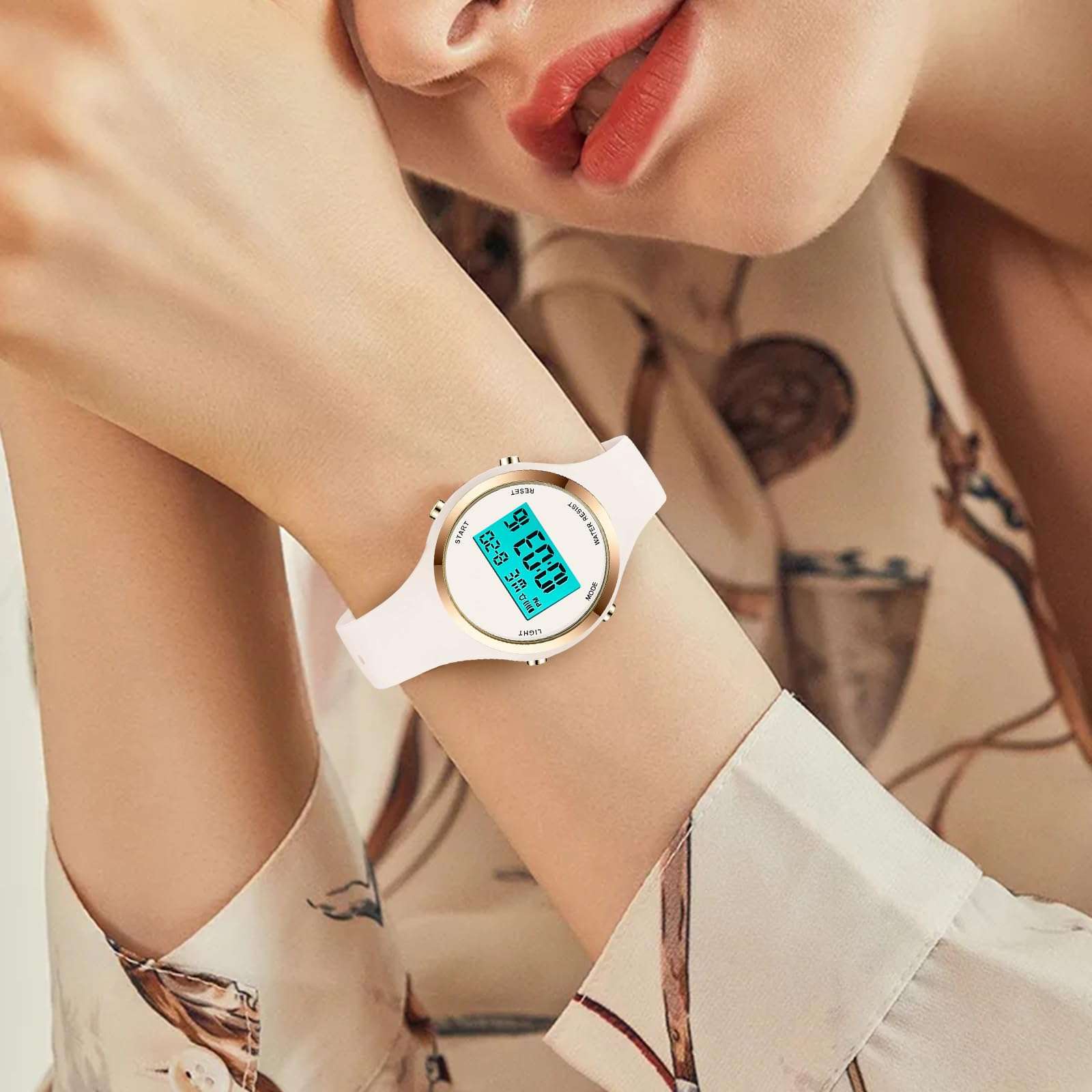 XCZAP Outdoor Sport Watches Alarm Clock 5Bar Waterproof LED Digital Watch - Image 6