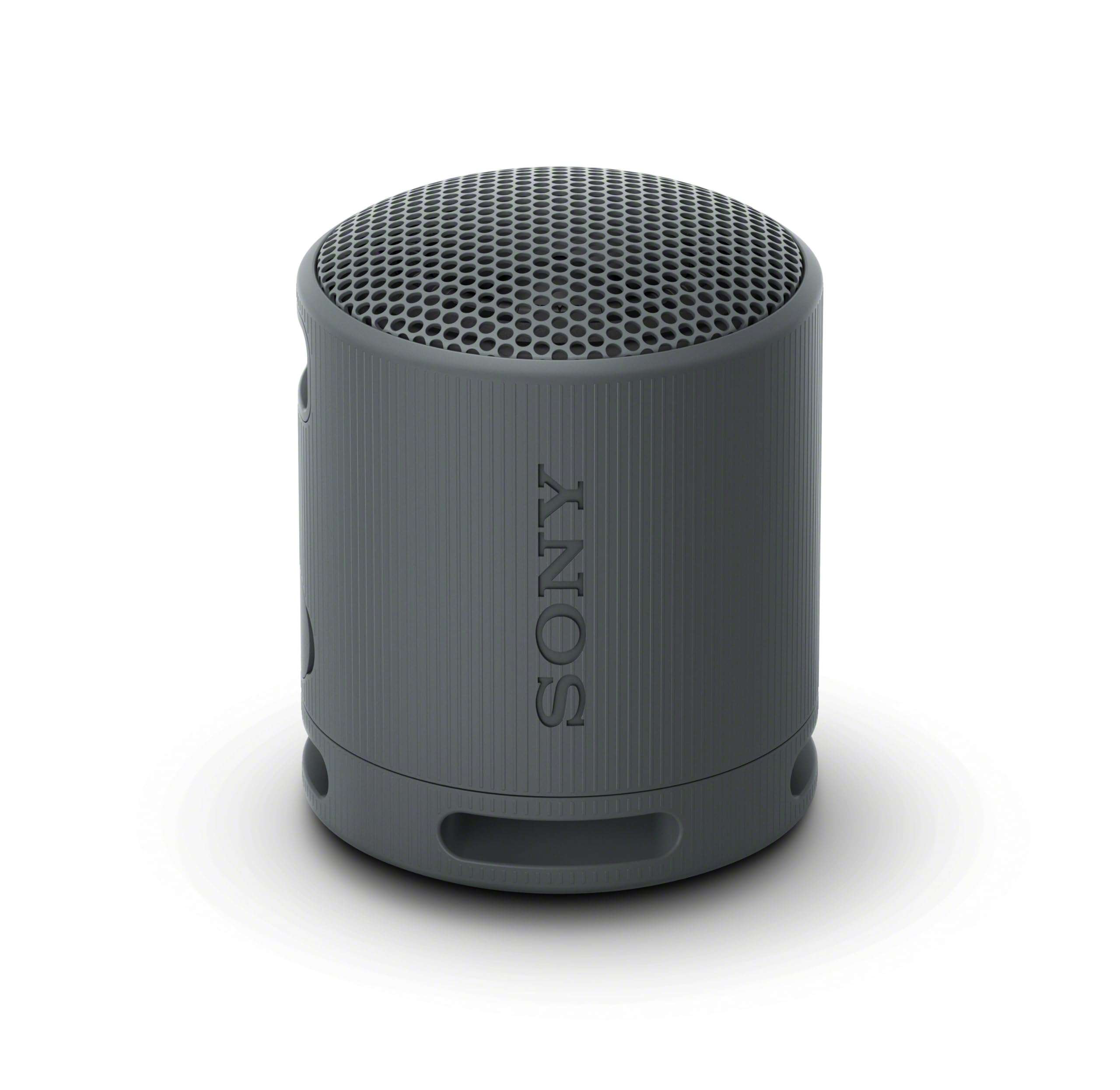 Sony SRS-XB100 Wireless Bluetooth Portable Lightweight Super-Compact Travel Speaker, Durable IP67 Waterproof & Dustproof Shower Speaker, 16 Hour Battery, Versatile Strap, & Hands-free Calling, Black - Image 1