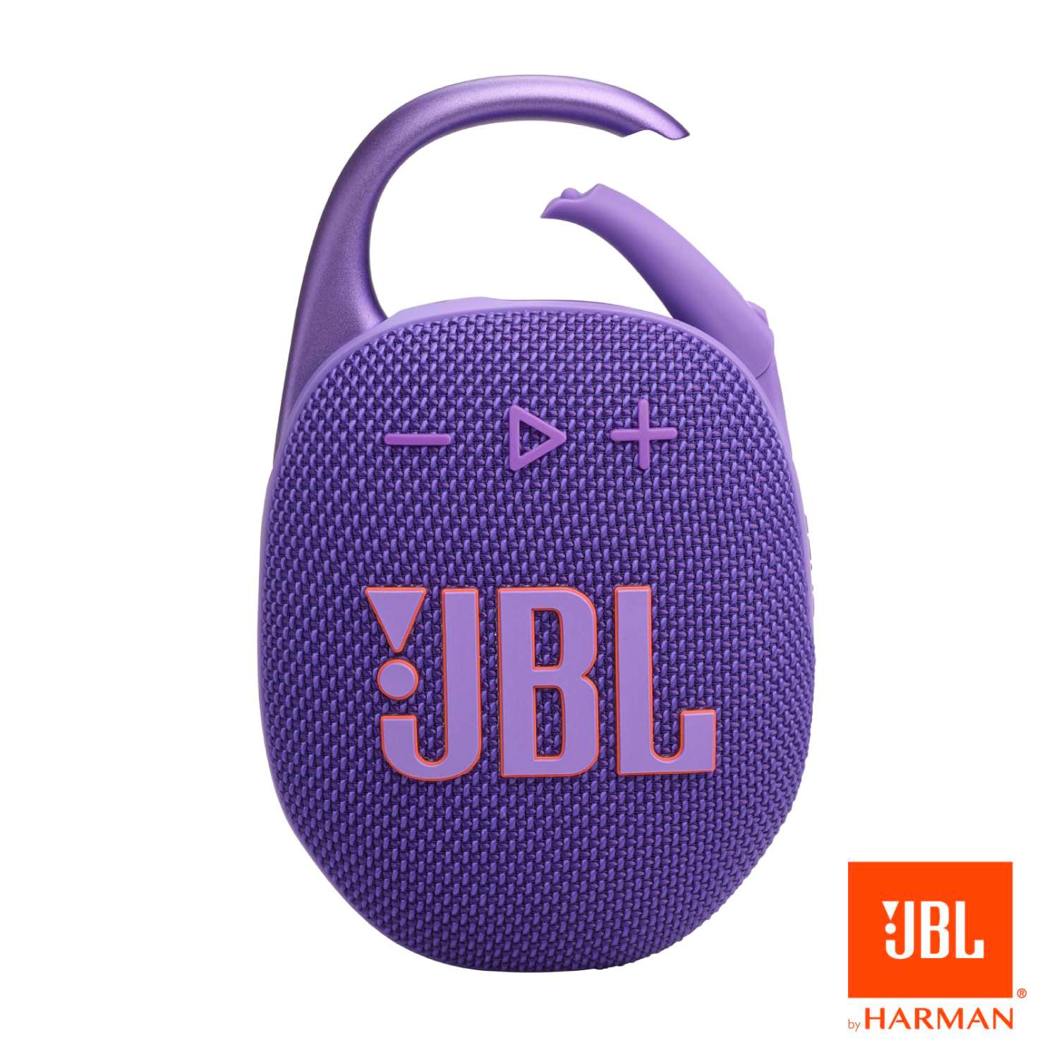 JBL Clip 5 - Ultra-Portable, Waterproof & Dustproof Bluetooth Speaker, Big Pro Sound with Punchy bass, Integrated Carabiner, Up to 12 Hours of Play, Made in Part with Recycled Materials (Purple) - Image 6
