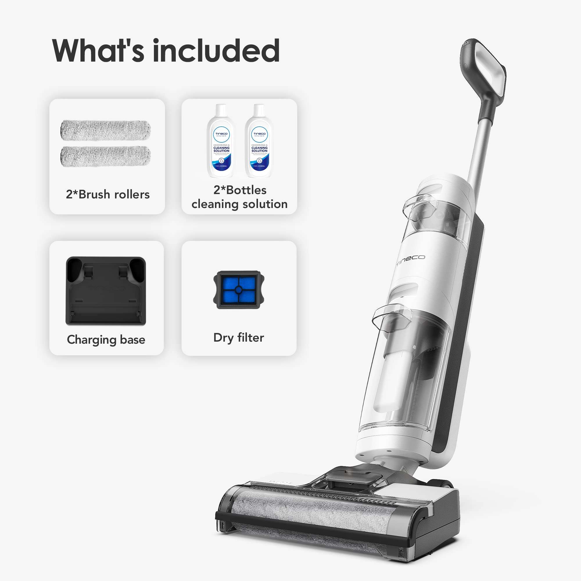 Tineco iFLOOR 3 Breeze Complete Wet Dry Vacuum Cordless Floor Cleaner and Mop One-Step Cleaning for Hard Floors - Image 7