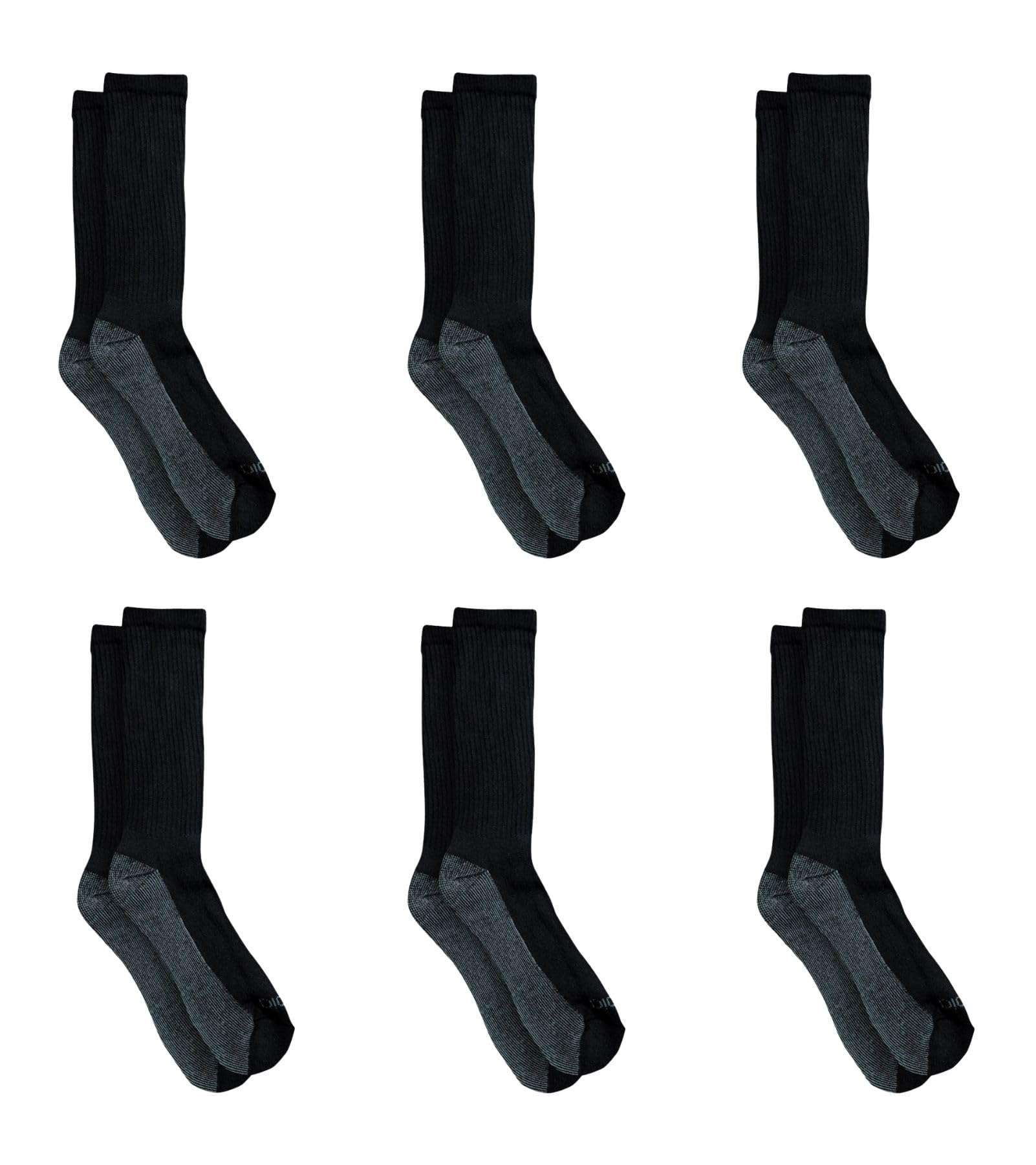 Dickies Men's Dri-Tech Original Moisture Control Crew Socks, Available in M-XXL (6, 12, 18 Pairs) - Image 2