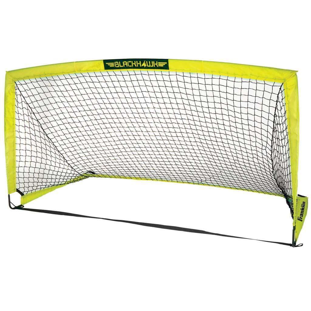 Franklin Sports Blackhawk Backyard Soccer Goal - Portable Pop Up Soccer Nets - Youth + Adult Folding Indoor + Outdoor Goals - Multiple Sizes + Colors - Perfect for Games + Practice - Image 1