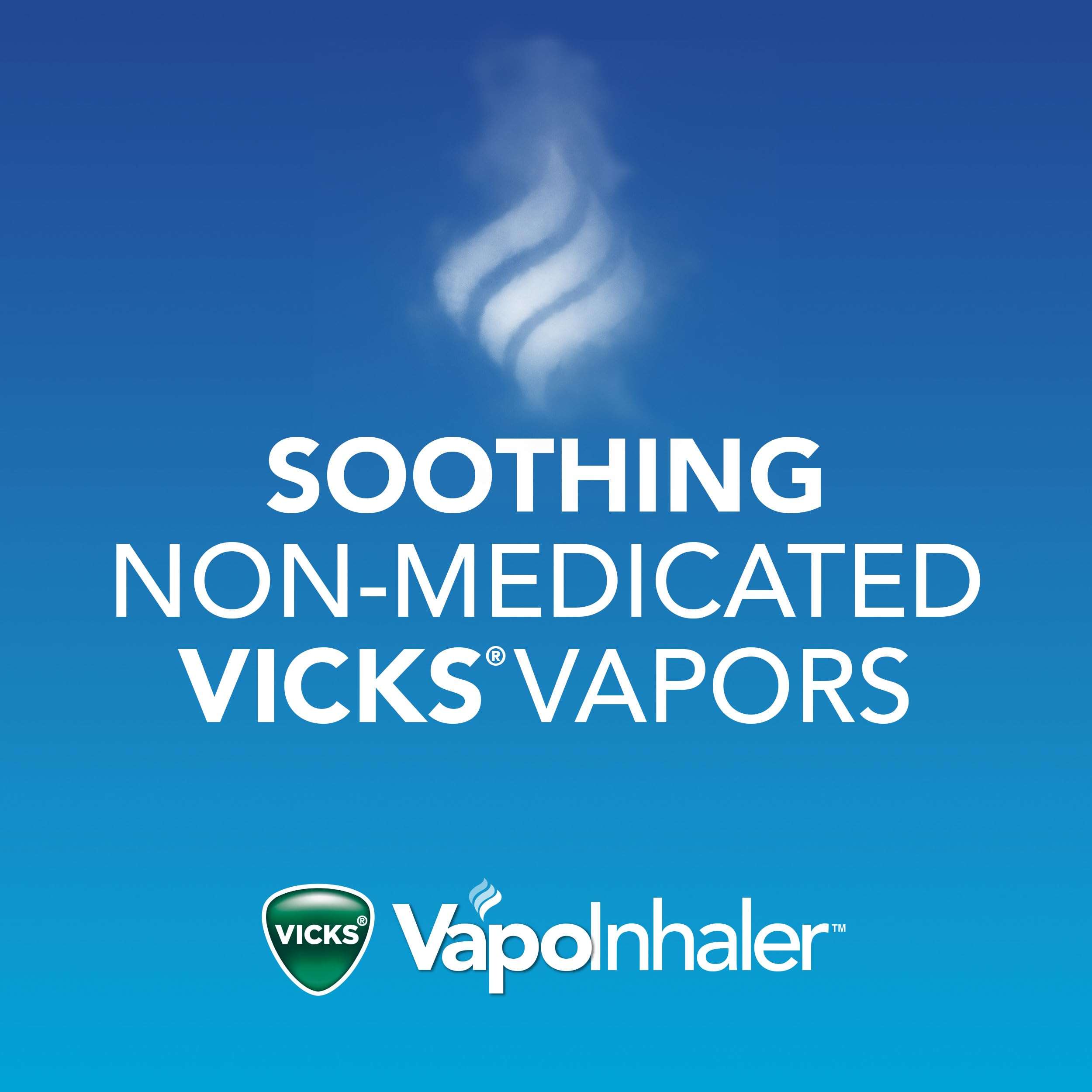 Vicks VapoInhaler, On-the-Go Portable Nasal Inhaler, Non-Medicated, With Refreshing Vicks Vapors, Menthol Scent , 2 Scented Sticks - Image 2