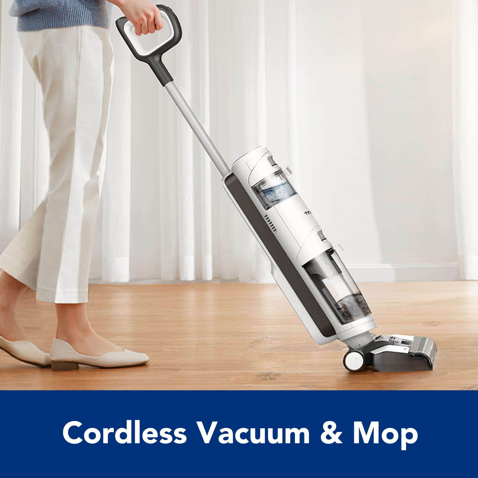 Tineco iFLOOR 3 Breeze Complete Wet Dry Vacuum Cordless Floor Cleaner and Mop One-Step Cleaning for Hard Floors - Image 2