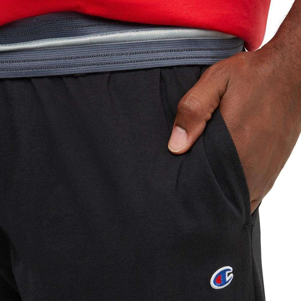 Champion mens Pants, Everyday Cotton, Lightweight Open-hem Lounge Pants for Men (Reg. Or Big & Tall)Track Pants - Image 4