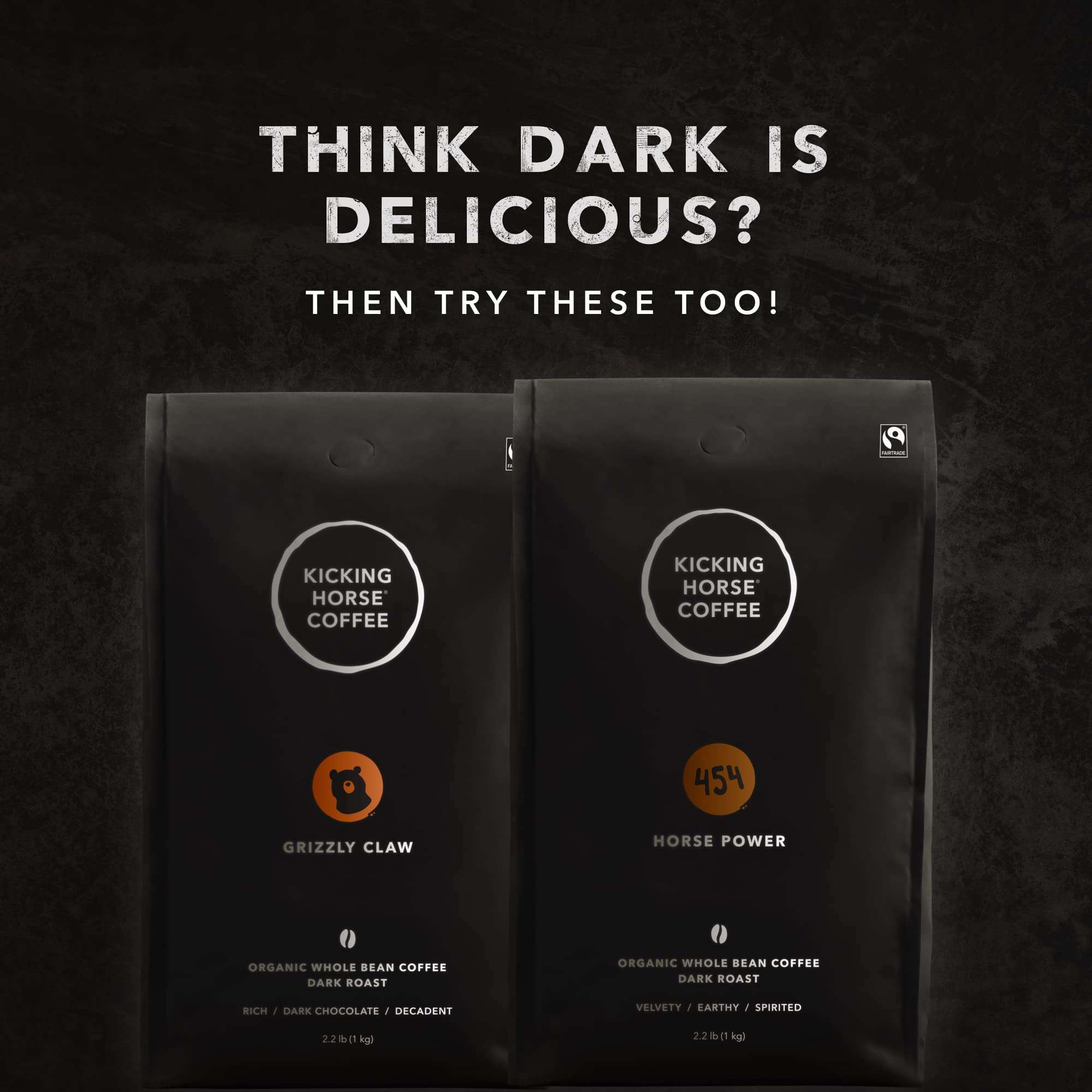 Kicking Horse Coffee Kick Ass, Dark Roast, Whole Bean, Certified Organic, Fairtrade, Kosher, Black, 1 Kg, Pack of 6 - Image 7