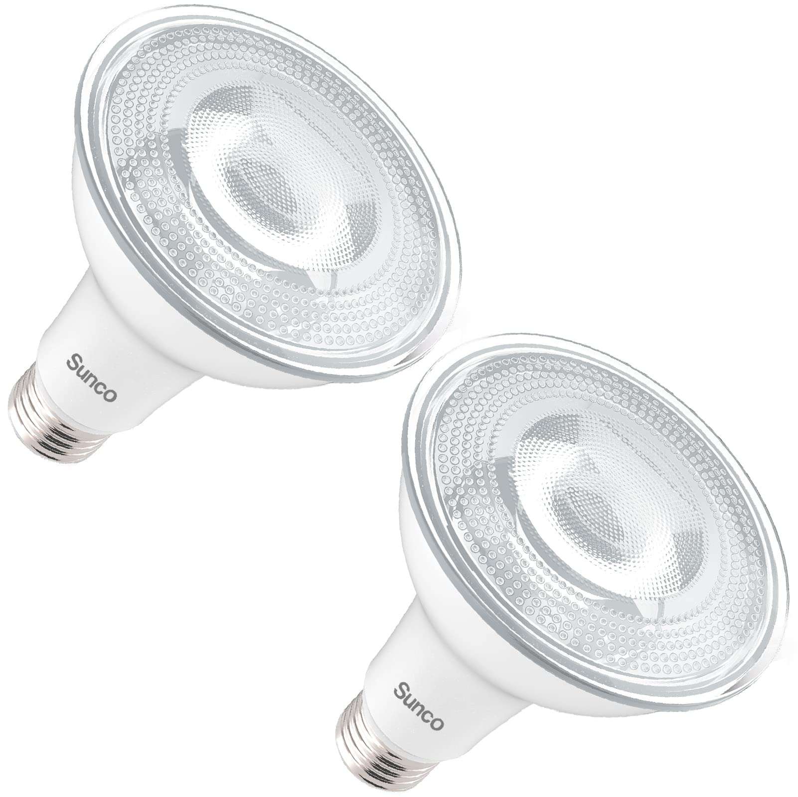 Sunco LED PAR30 Dusk to Dawn Light Bulb for Outside Porch, Patio, Backyard, 11W=75W, 850 LM, 2700K Soft White, Non-Dimmable, Photocell Sensor, UL 2 Pack - Image 1