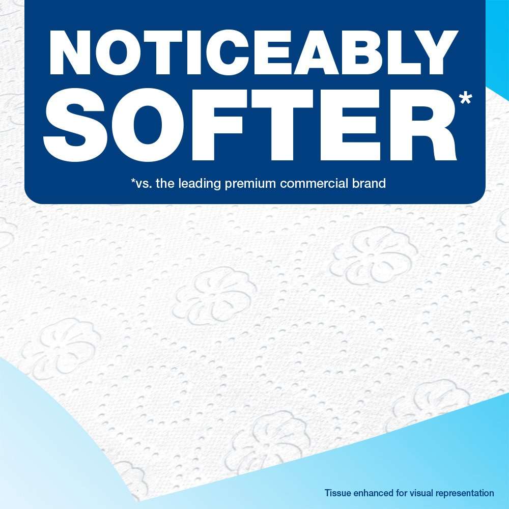Charmin Commercial Bathroom Tissue, Septic Safe, Individually Wrapped, 2-Ply, White, 450 Sheets/roll, 75 Rolls/carton - Image 3