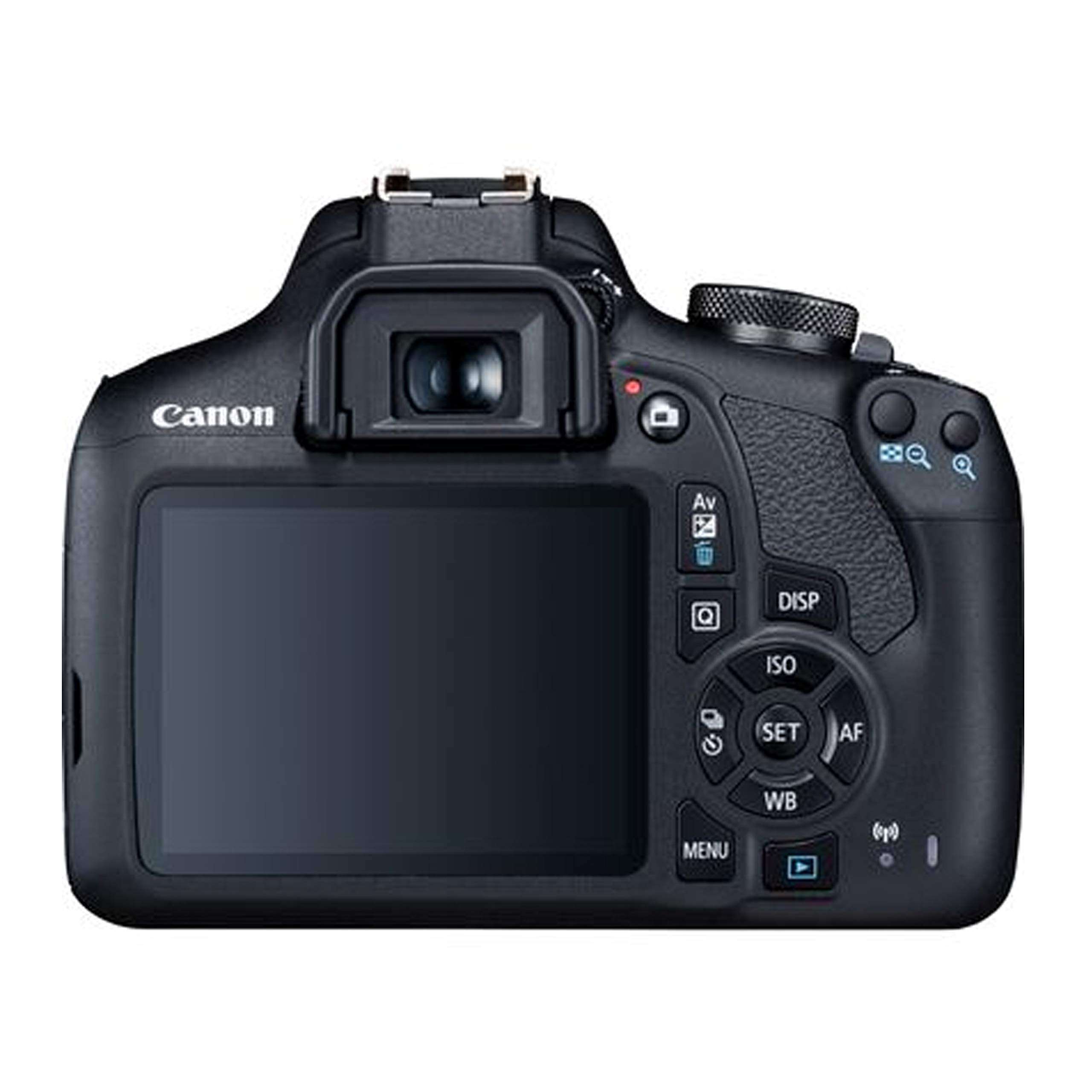 Canon EOS 2000D / Rebel T7 DSLR Camera w/EF-S 18-55mm F/3.5-5.6 Zoom Lens + 64GB Memory, LED Video Light, Case, Gripster Tripod, and More (Essential Bundle) (Renewed) - Image 4