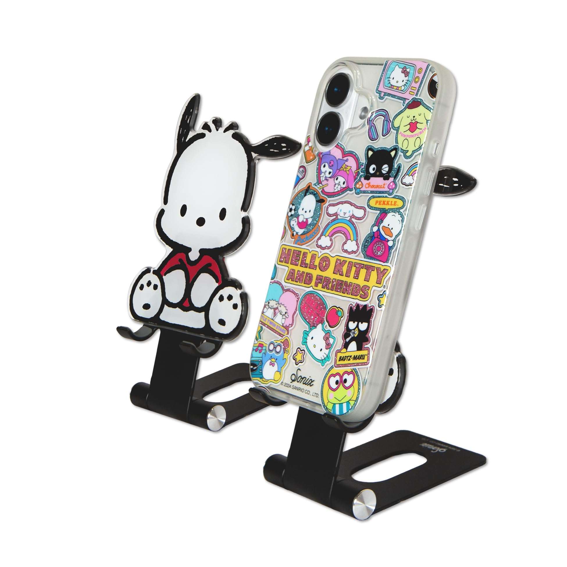 Sonix x Sanrio Character Phone Stand | Adjustable Cell Phone Holder, Desk Stand, Dock | Pochacco - Image 2