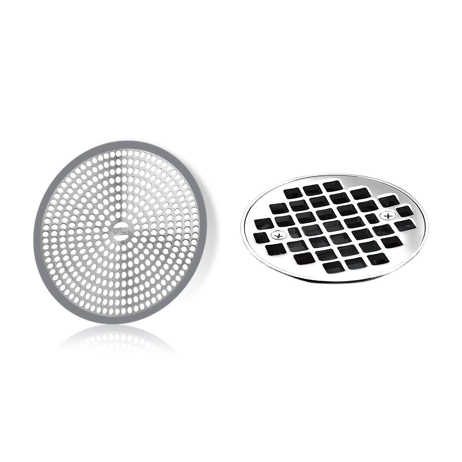 LEKEYE Shower Drain Hair Catcher/Strainer/Stainless Steel and Silicone - Image 3