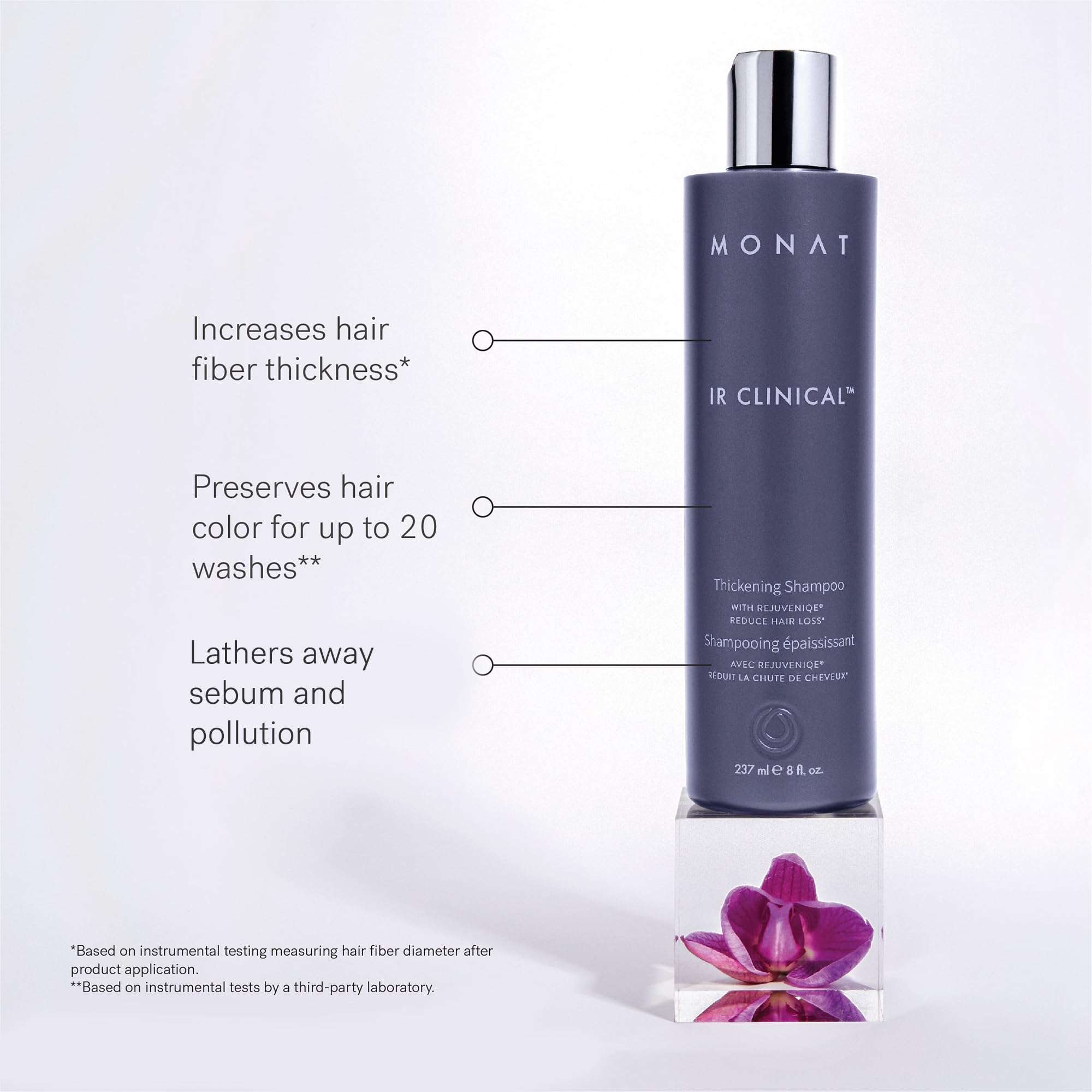 MONAT IR Clinical System – Complete Hair Care Restoration Kit with Thickening Shampoo, Conditioner & Thinning Defense Serum – Strengthens, Protects, & Revives Hair for Thicker, Fuller-Looking Results - Image 3