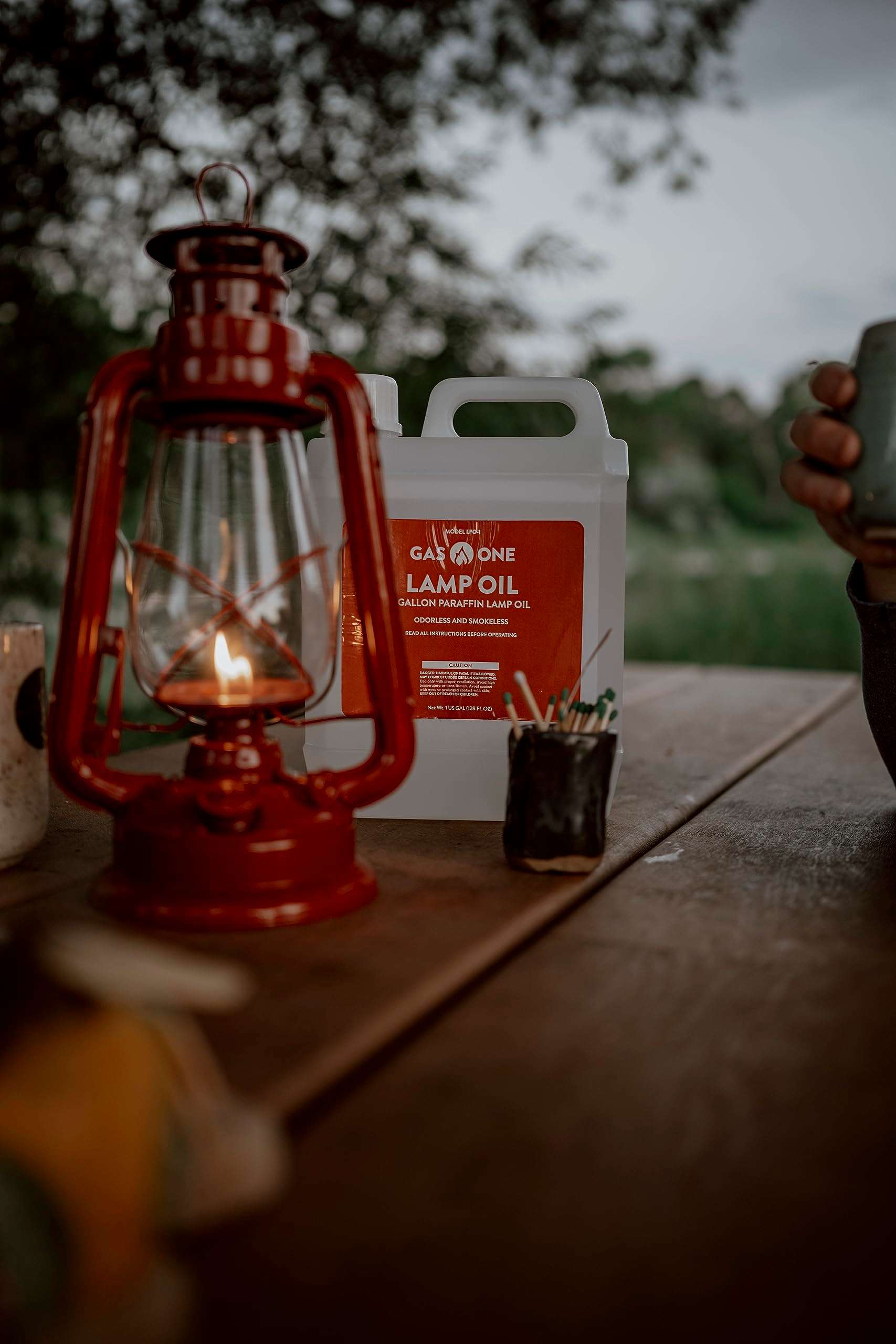 GasOne Liquid Paraffin Lamp Oil – 1 Gallon (128oz) Clear – Odorless, Smokeless Indoor Outdoor Fuel for Lanterns, Lamps, and Torches – Safe Packaging - Image 7