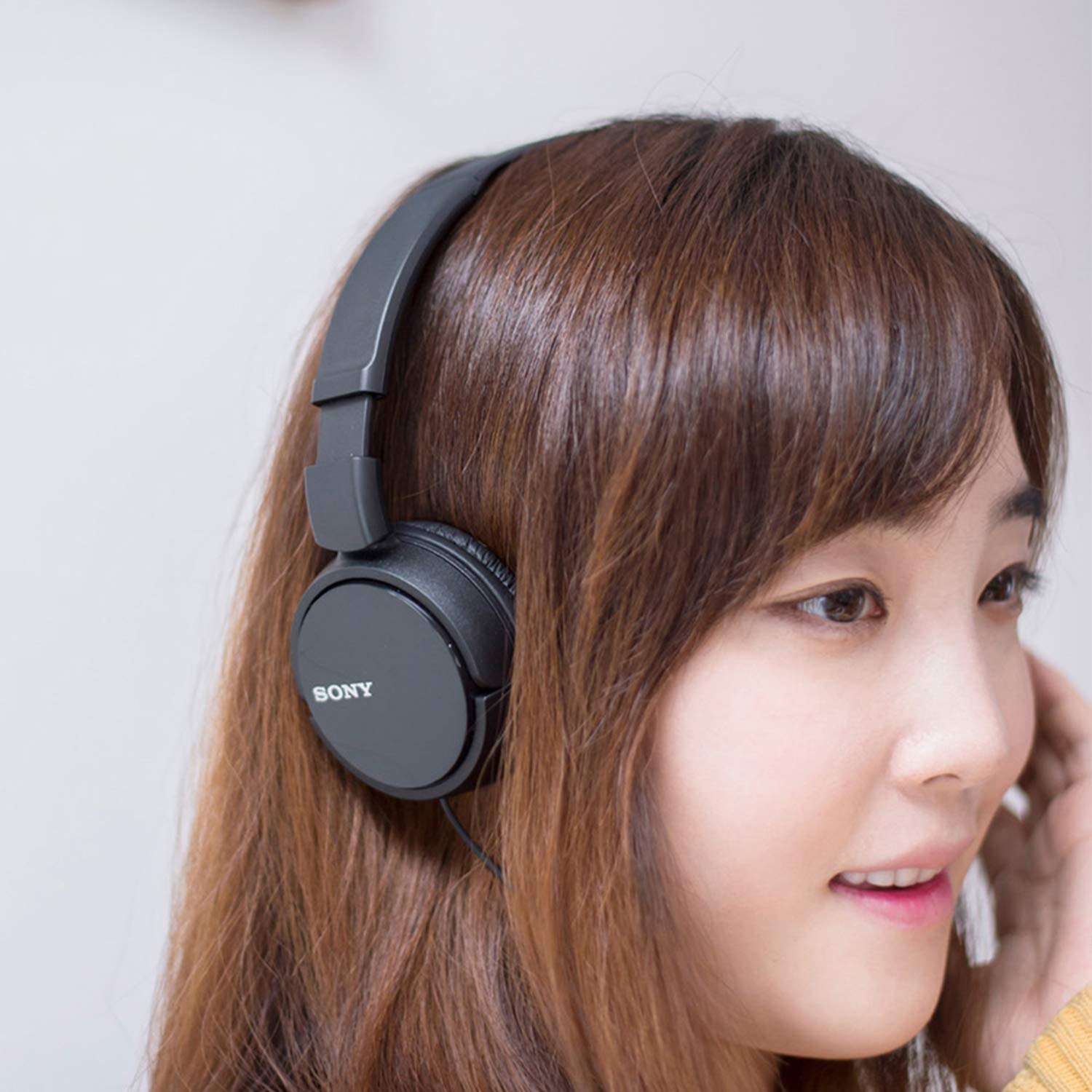 Sony ZX Series Wired On-Ear Headphones, Black MDR-ZX110 - Image 2